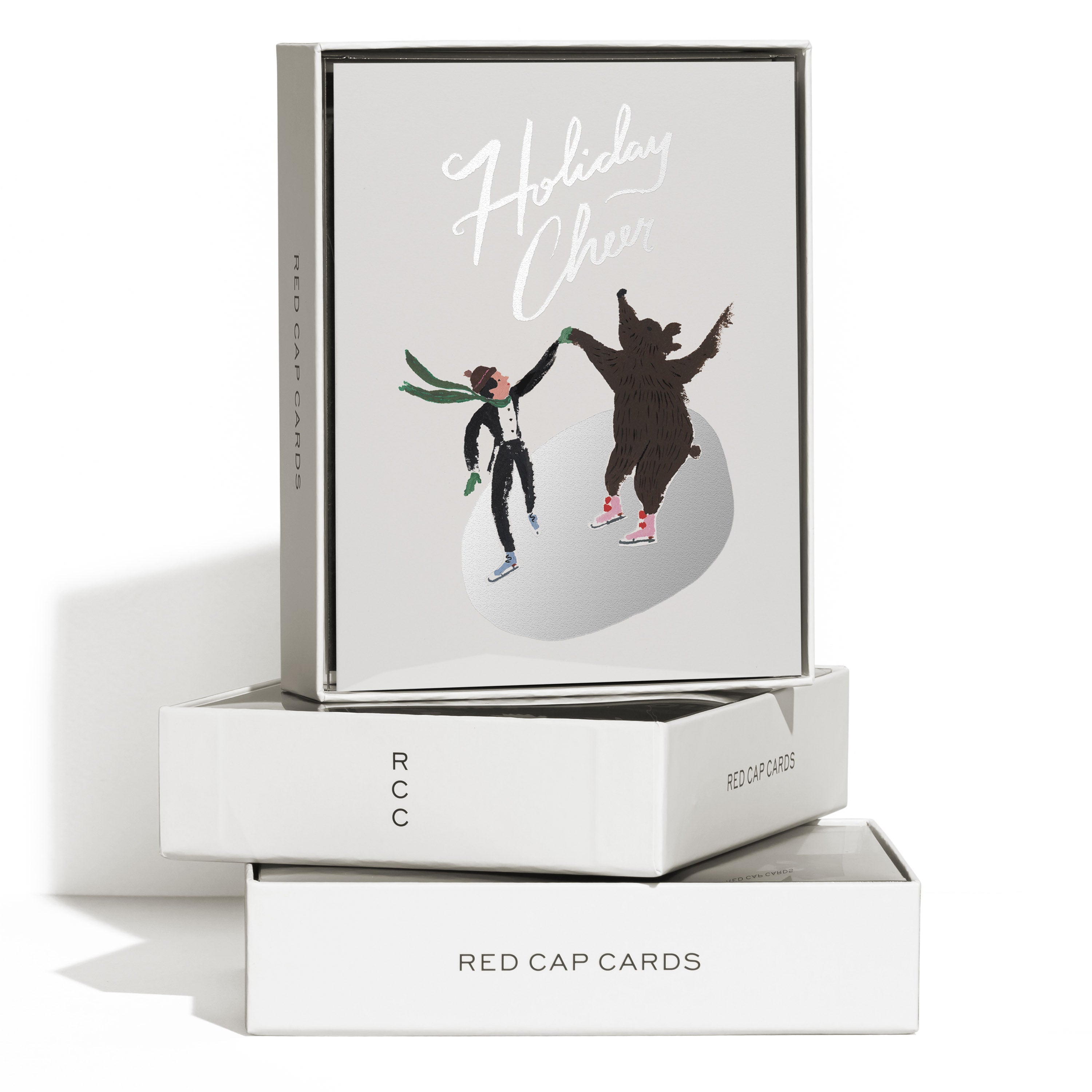 Skating Bear greeting card