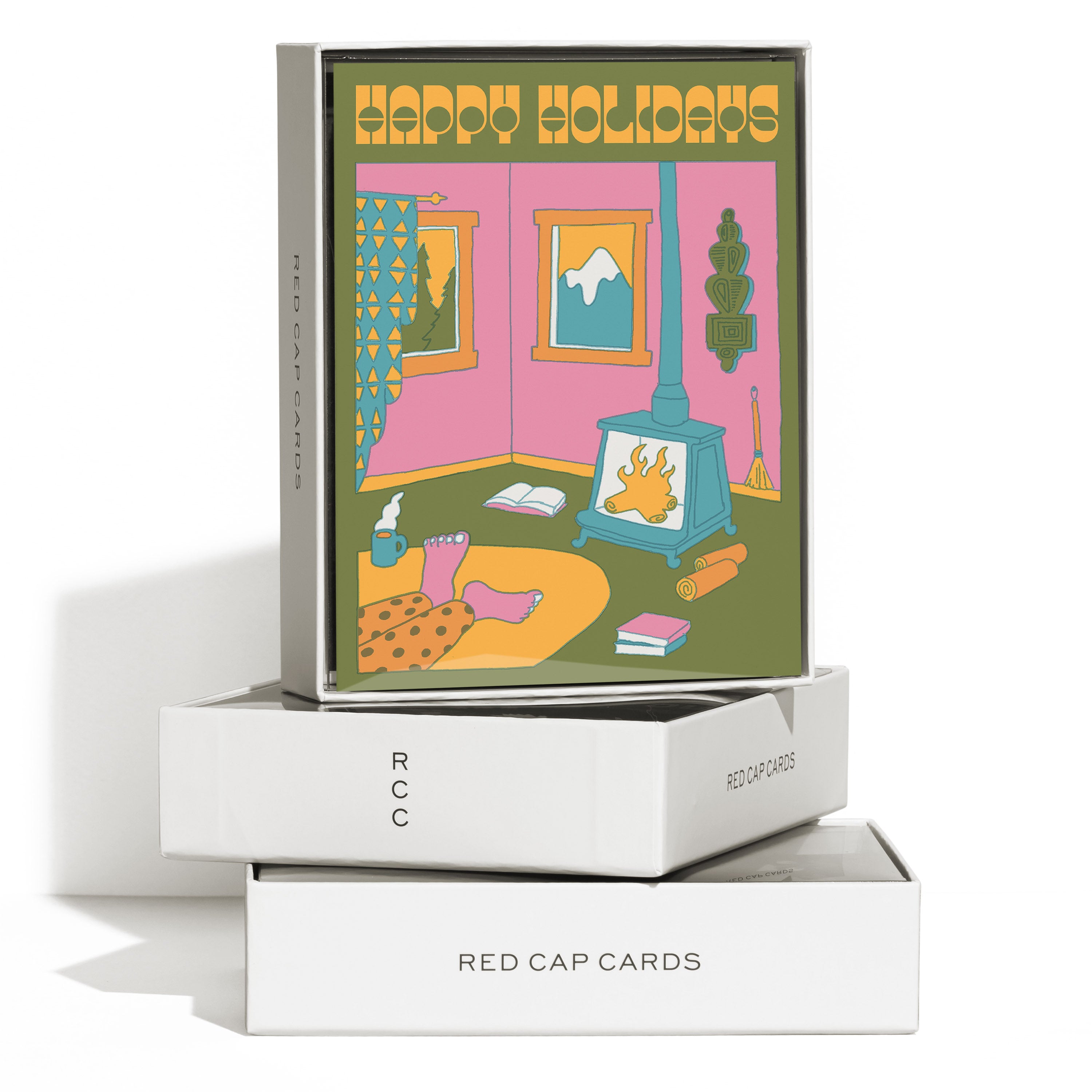 Fireside greeting card