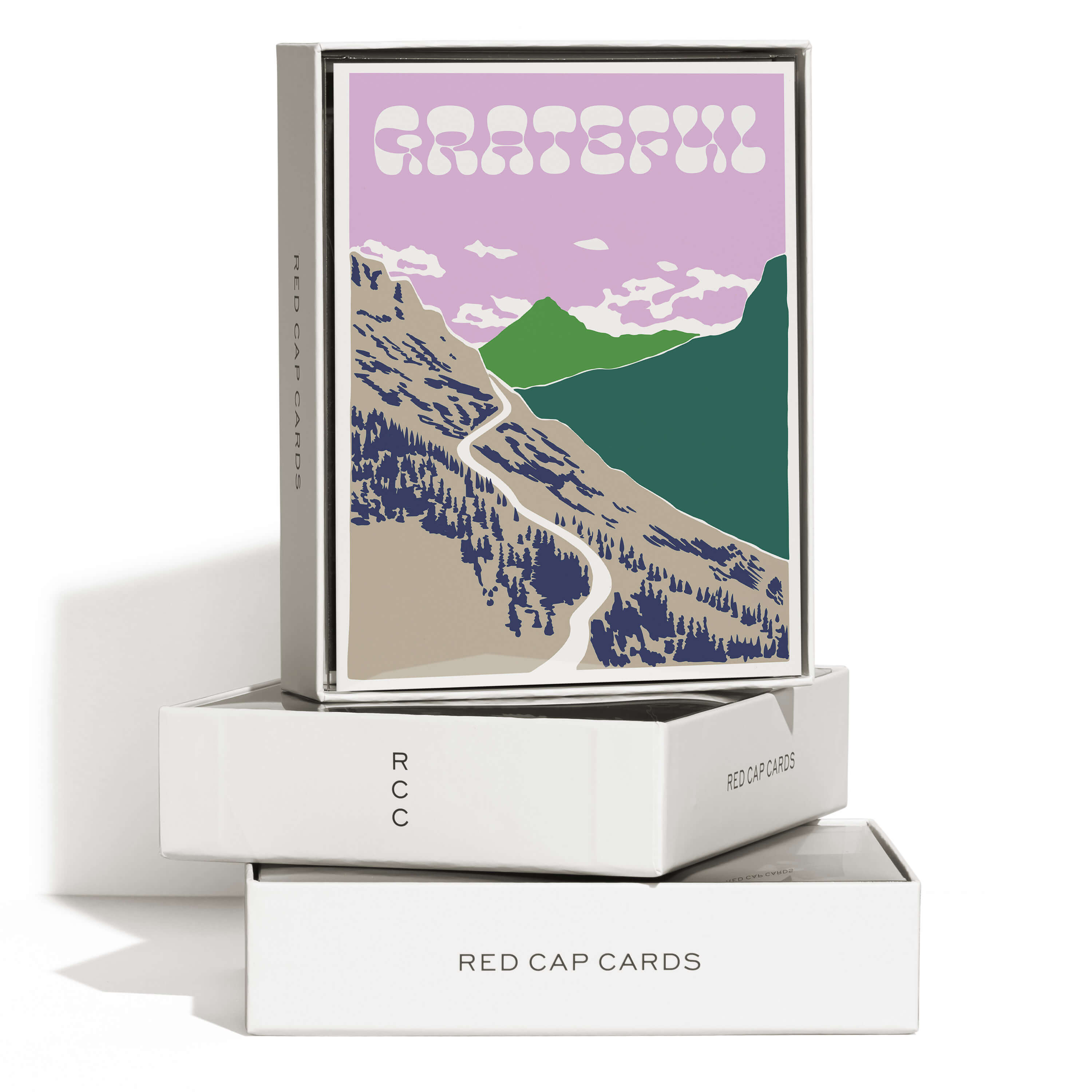 Gratitude Mountain greeting card