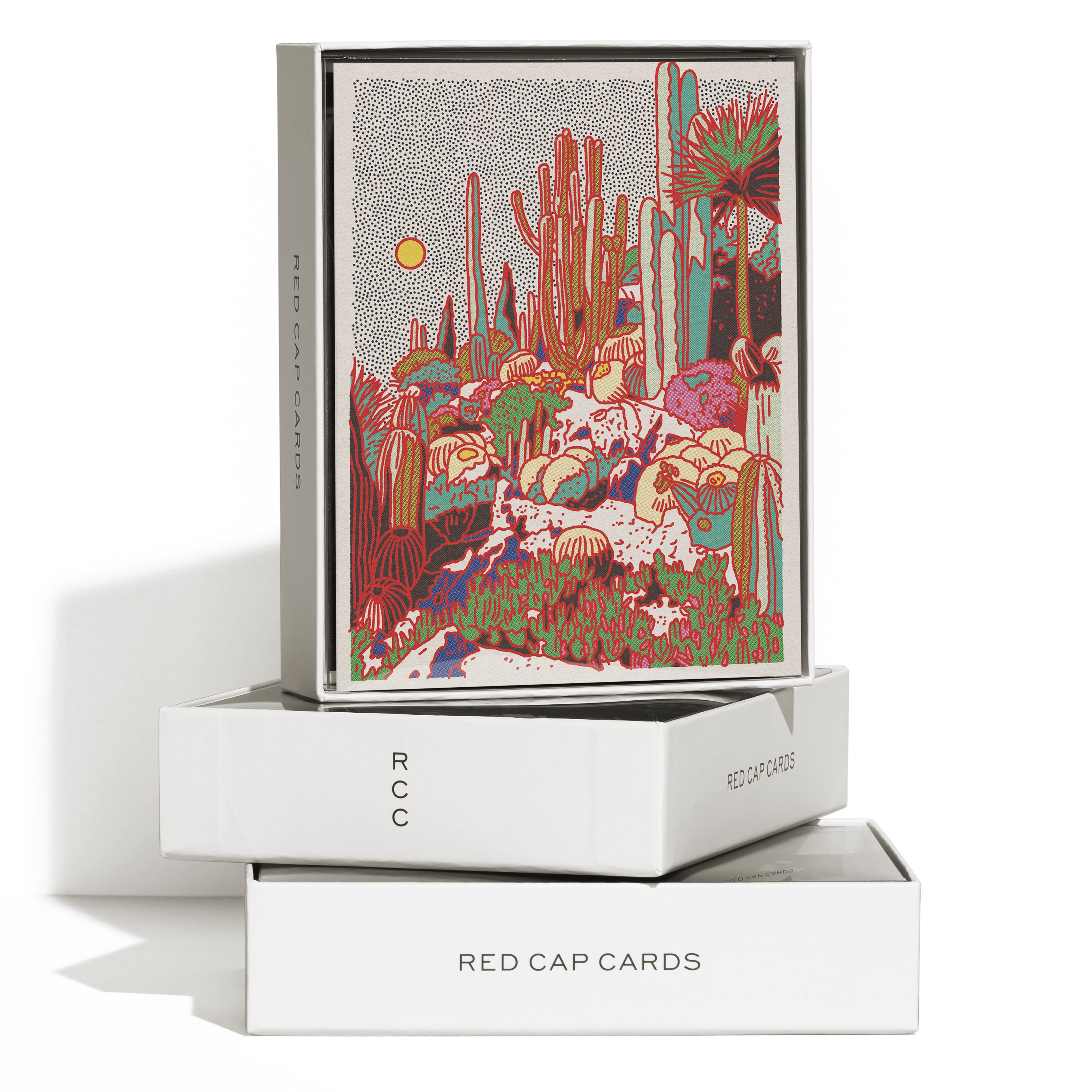 Desert Sunset greeting card