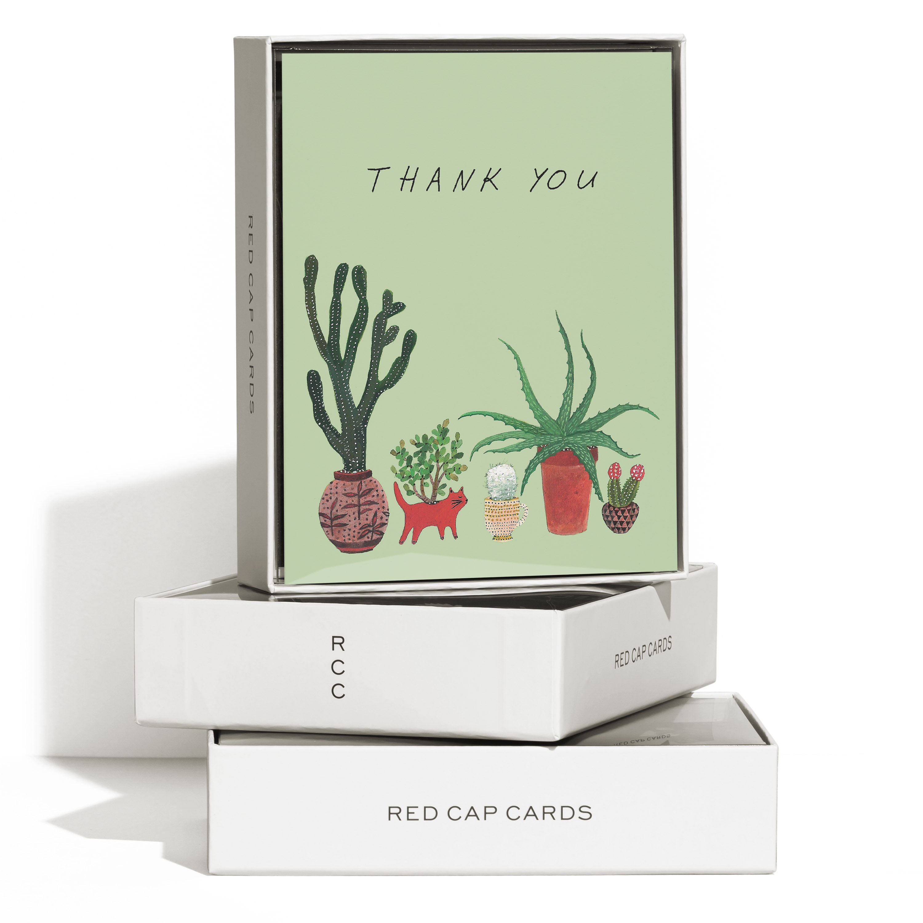 Cactus Thank You greeting card