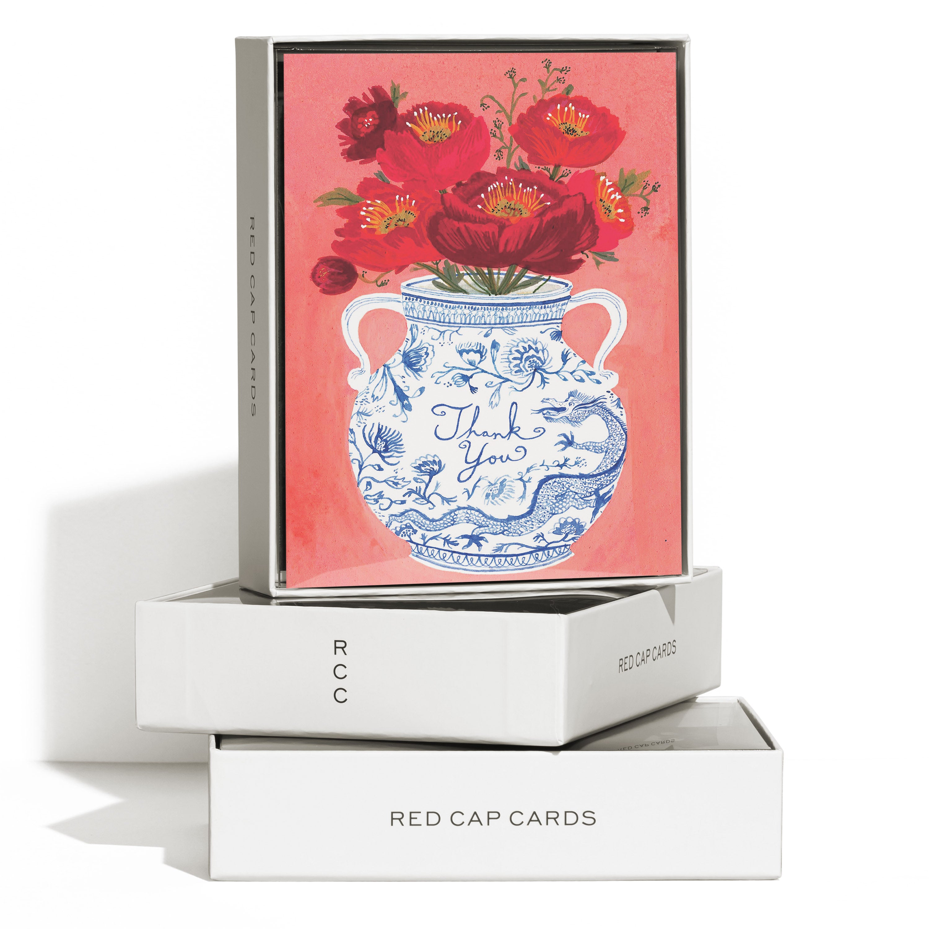 Dragon Vase greeting card