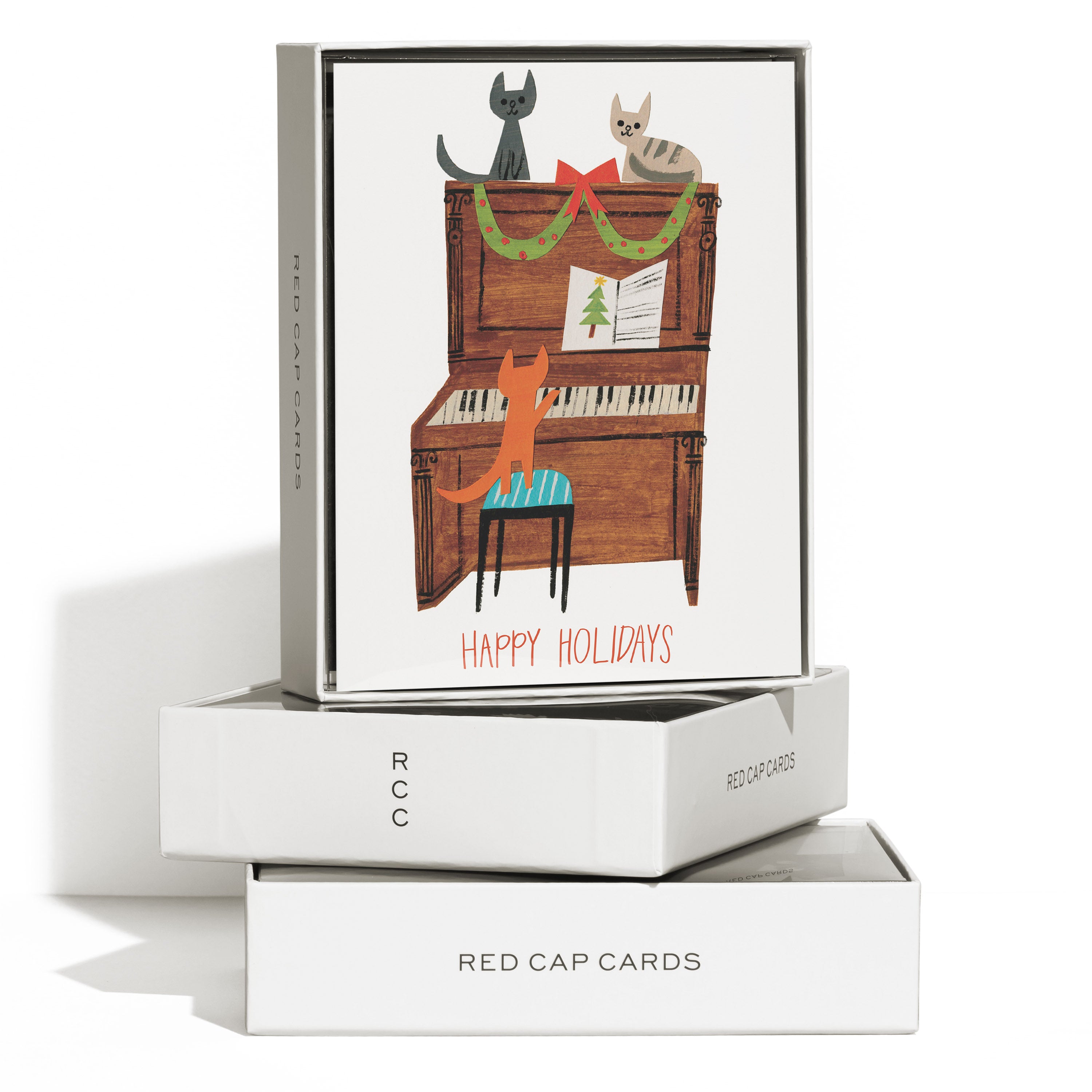 Kitty Carols greeting card