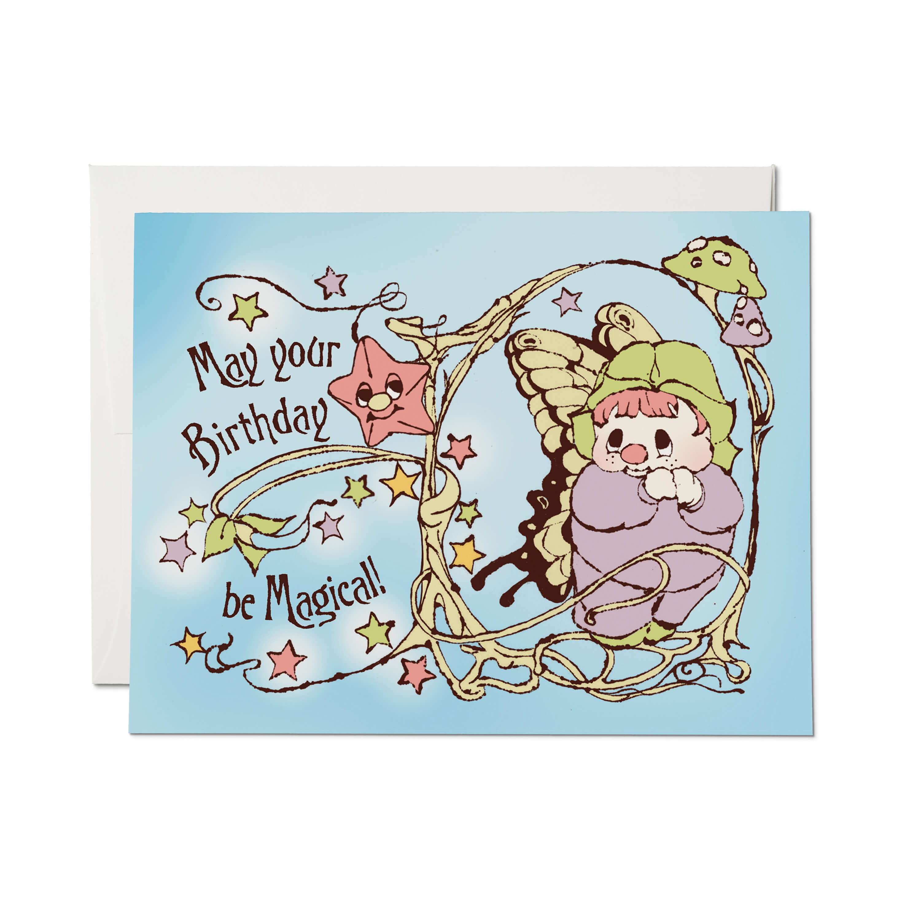 Magical Birthday Wishes greeting card Single