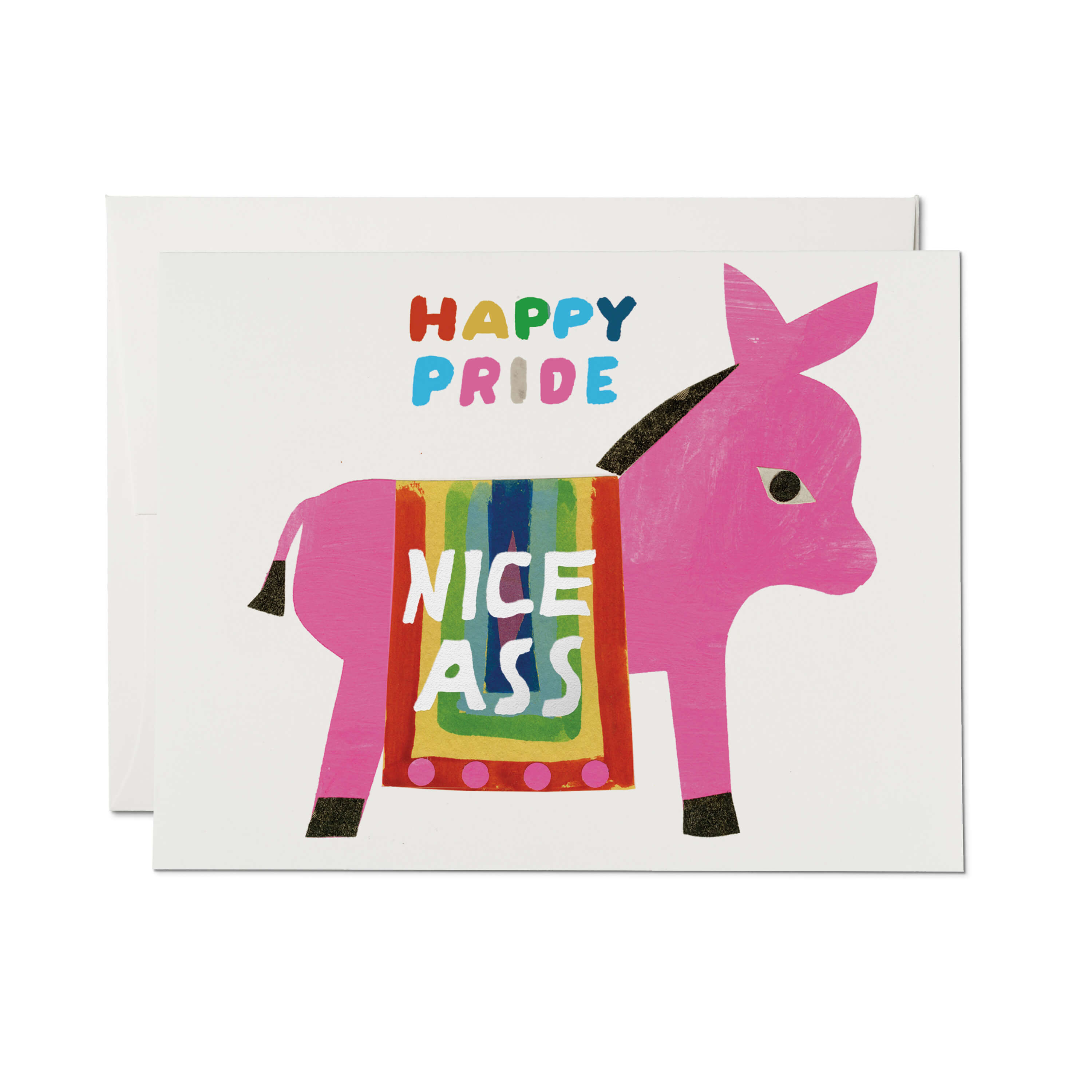 Nice Ass greeting card Single