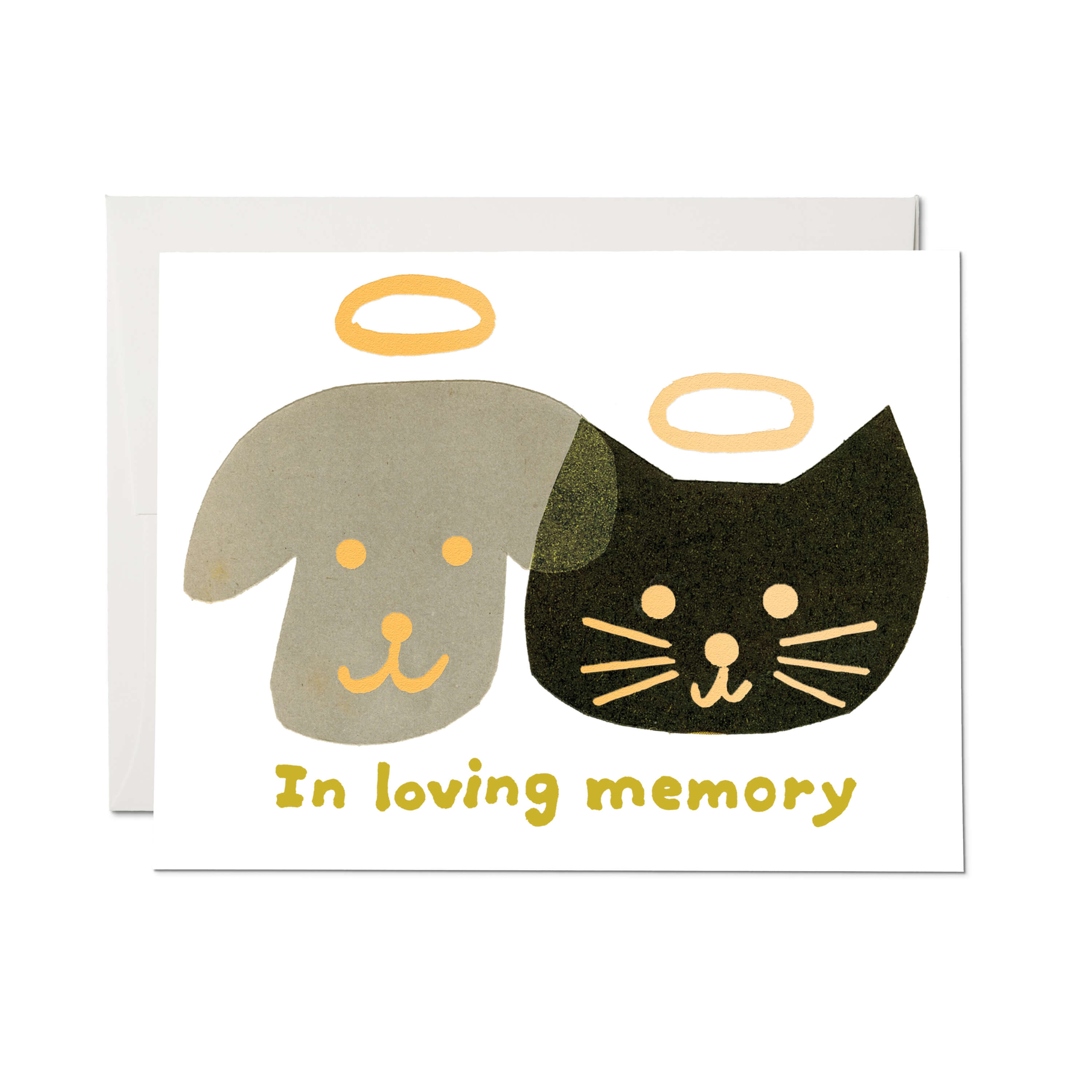Halo Pets greeting card Single