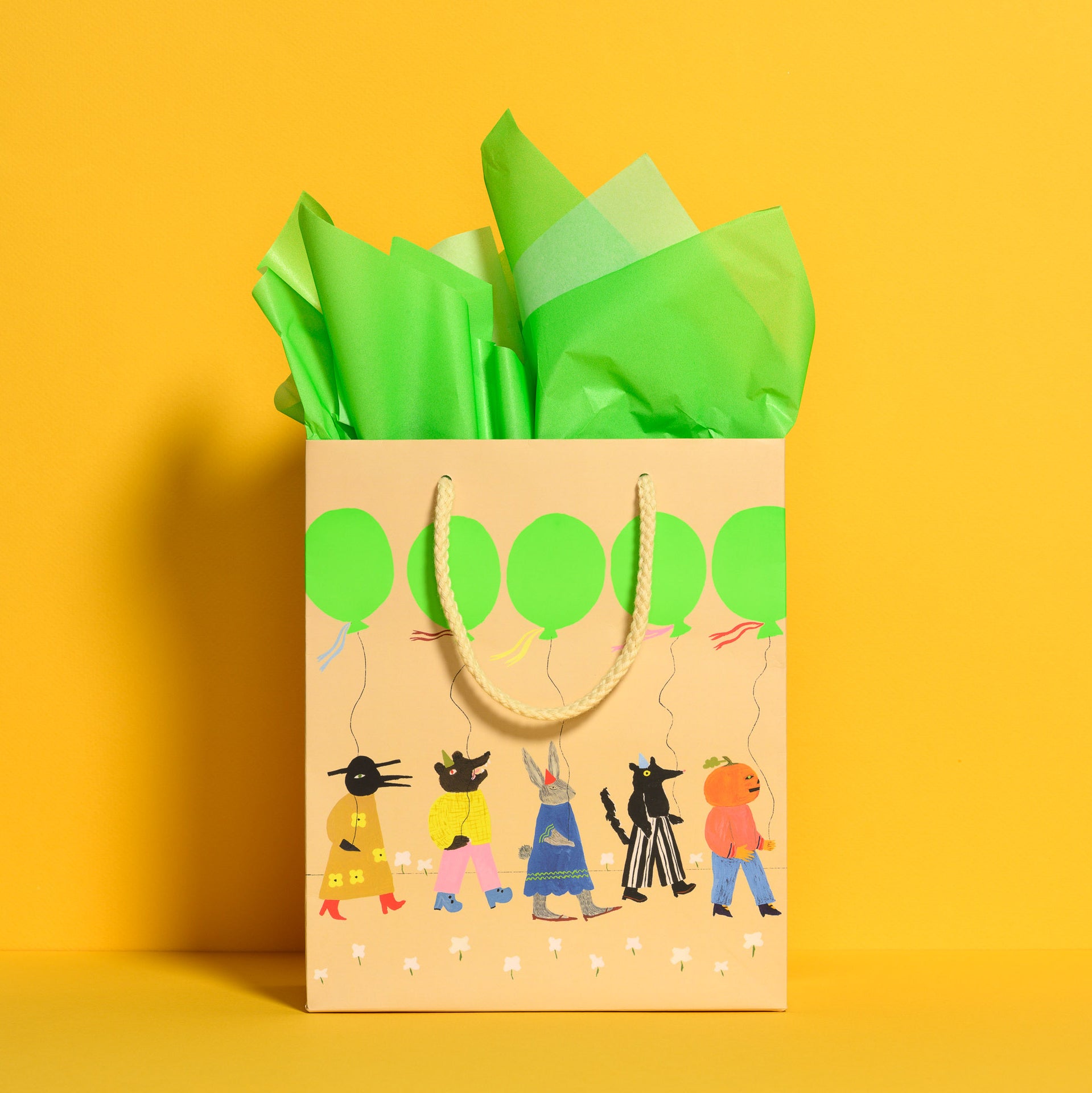 Neon Green tissue paper