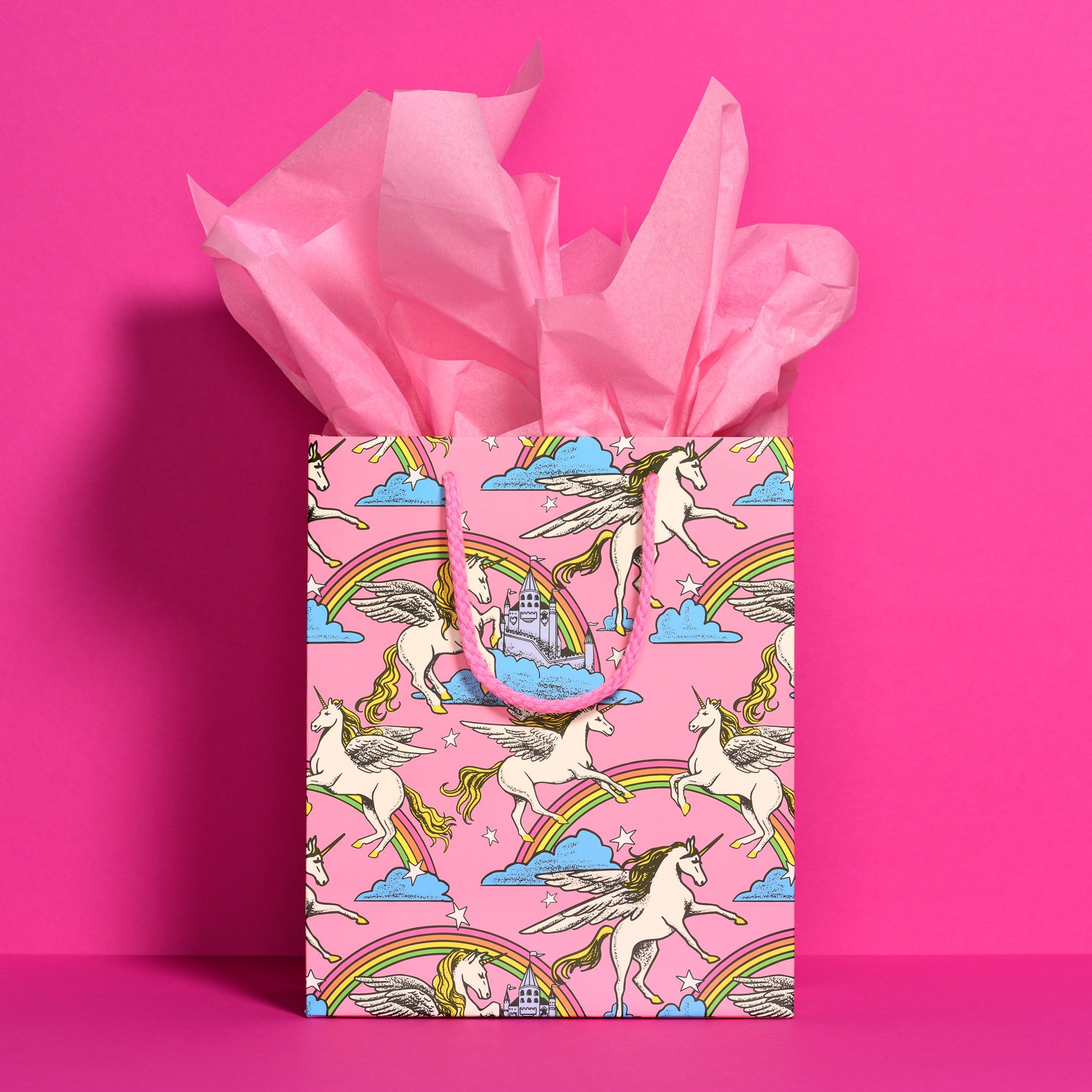 Pink tissue paper