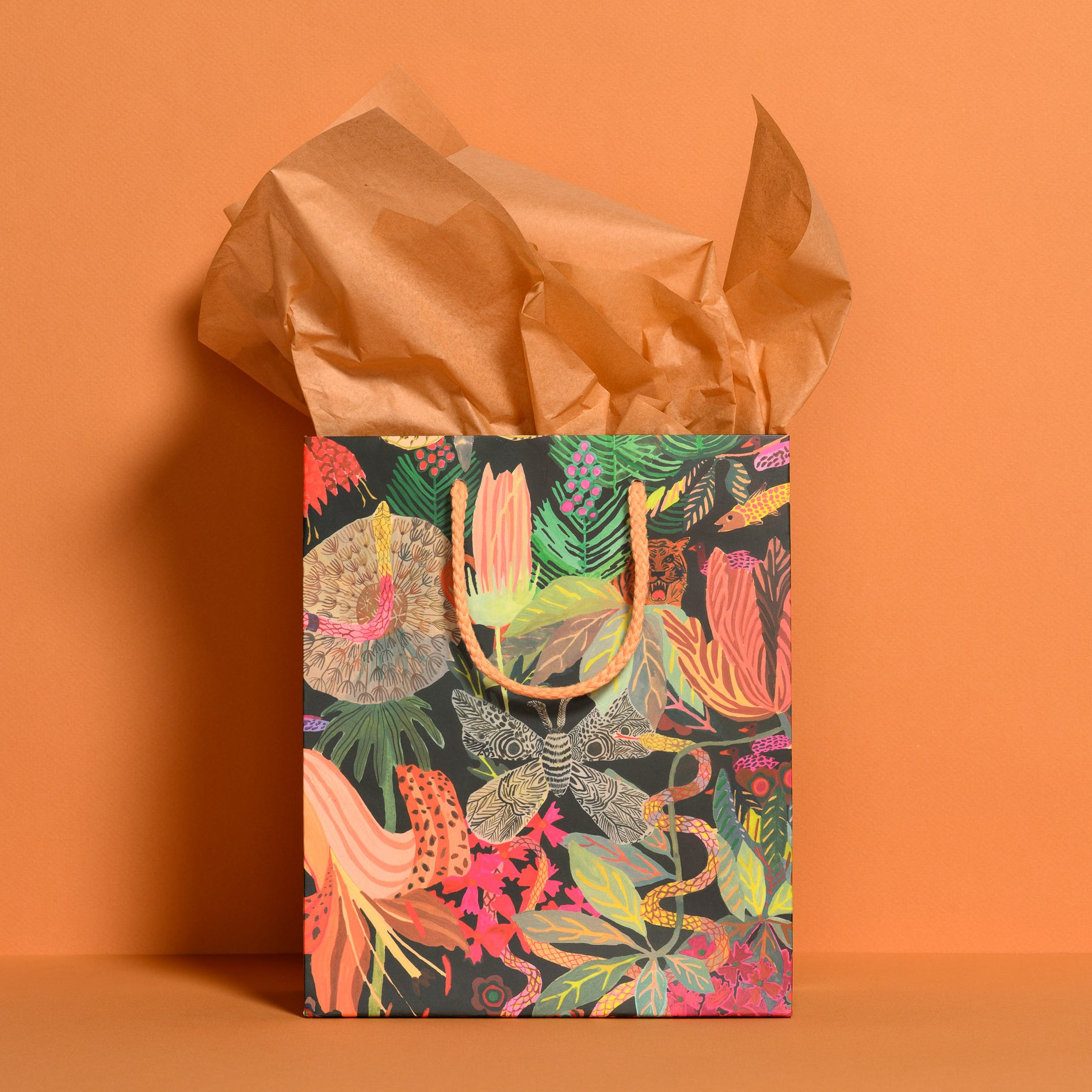 Peach tissue paper