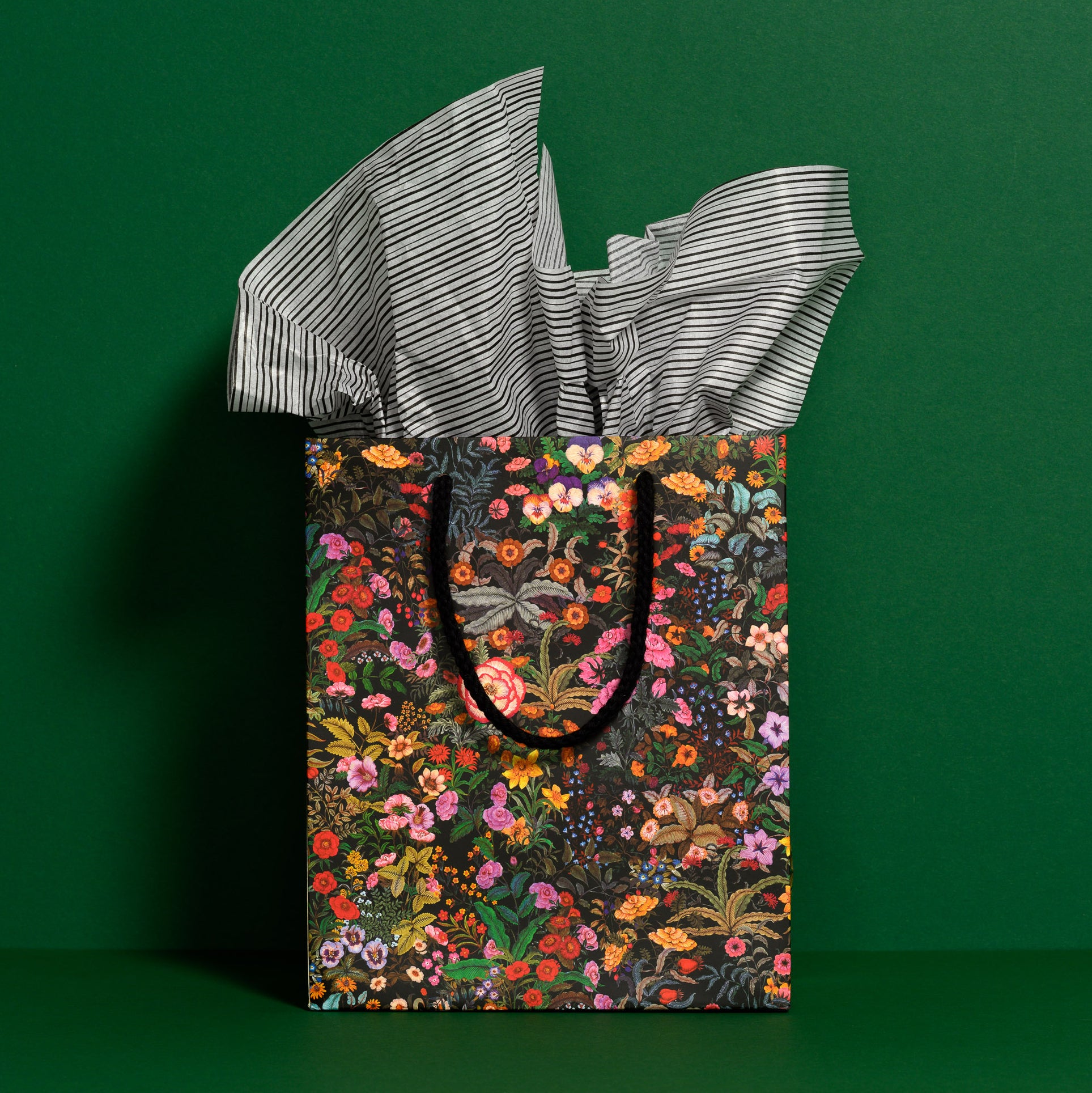 Black Stripe tissue paper