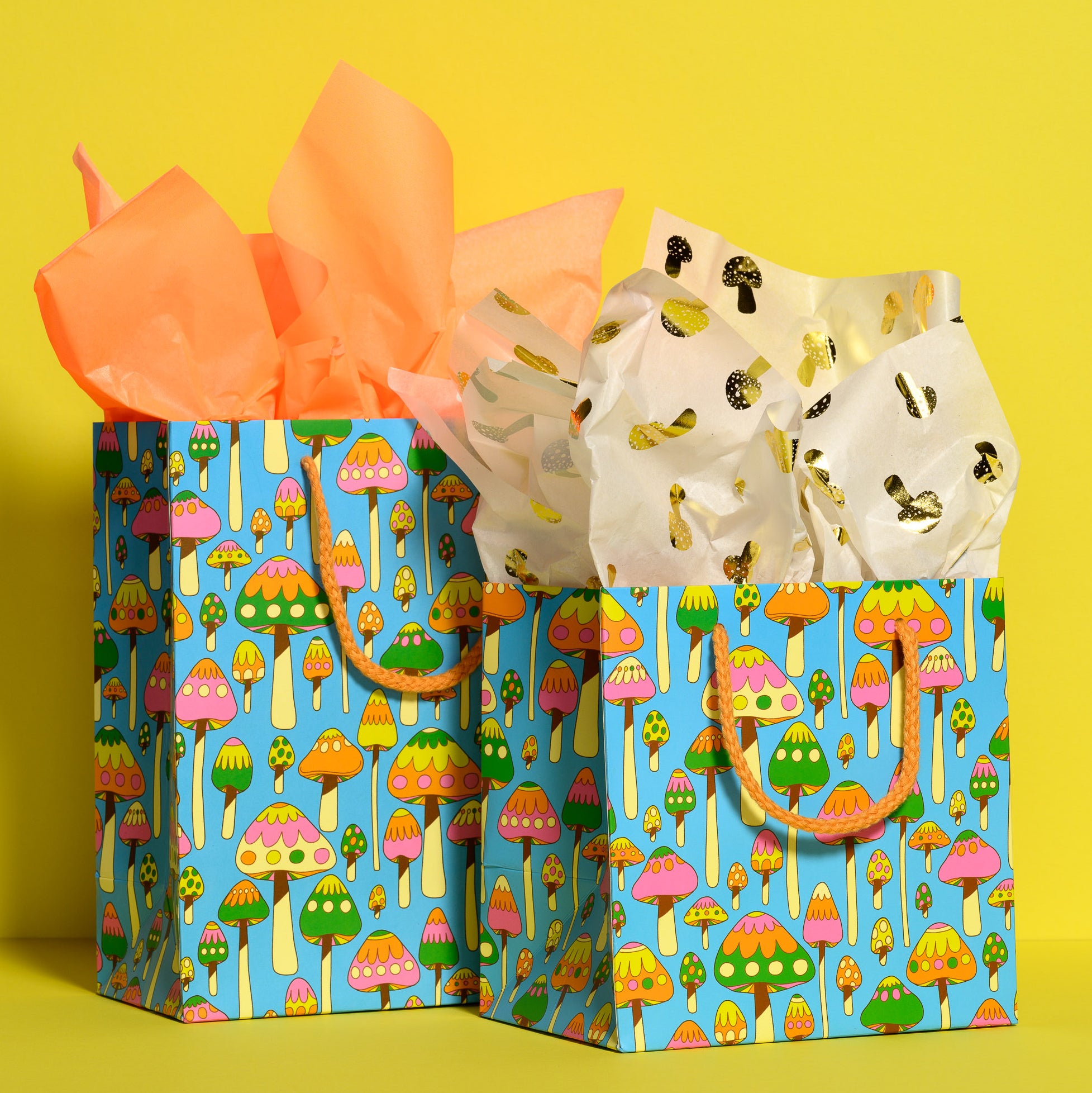 Tiny Mushrooms tissue paper paper