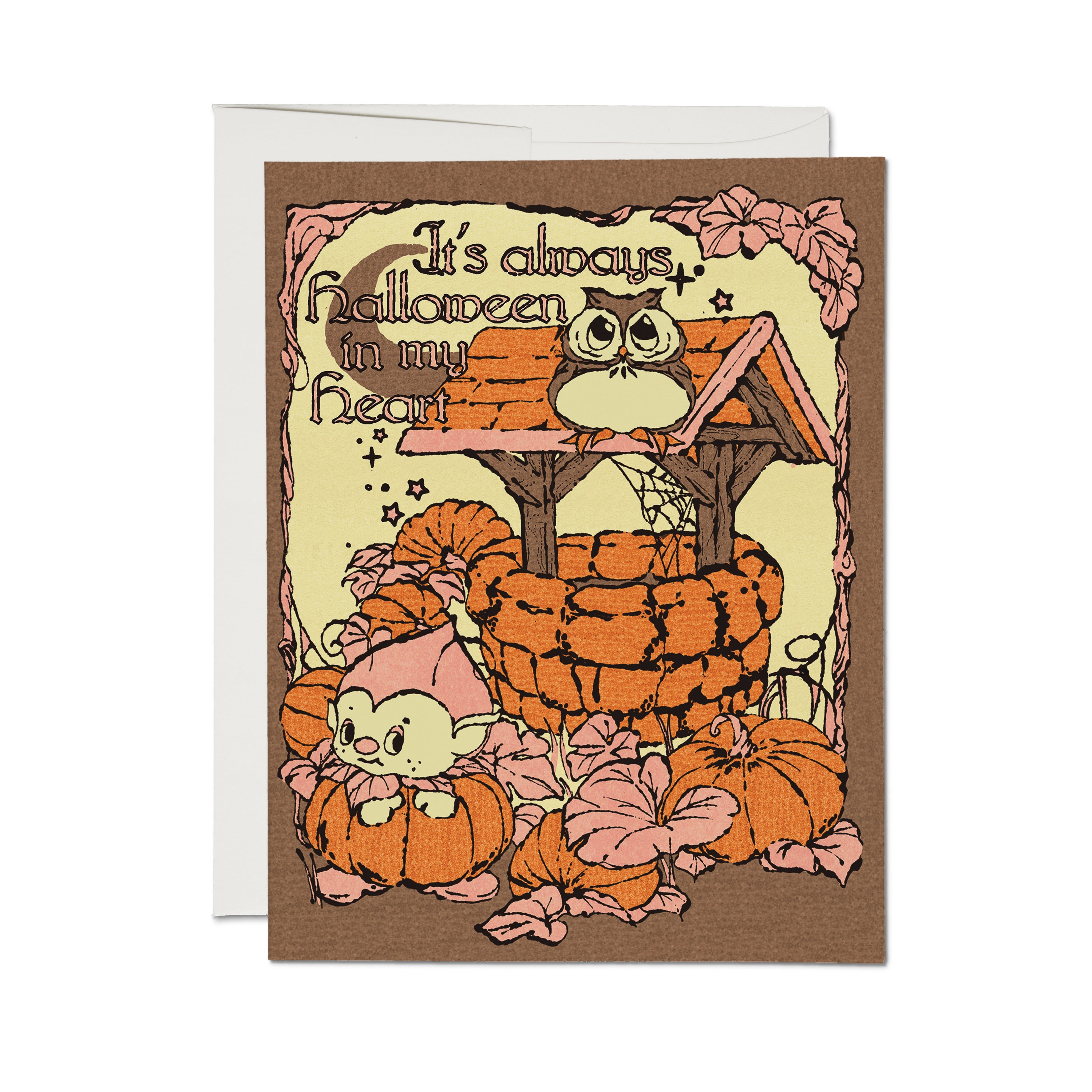 Halloween in my Heart greeting card Single