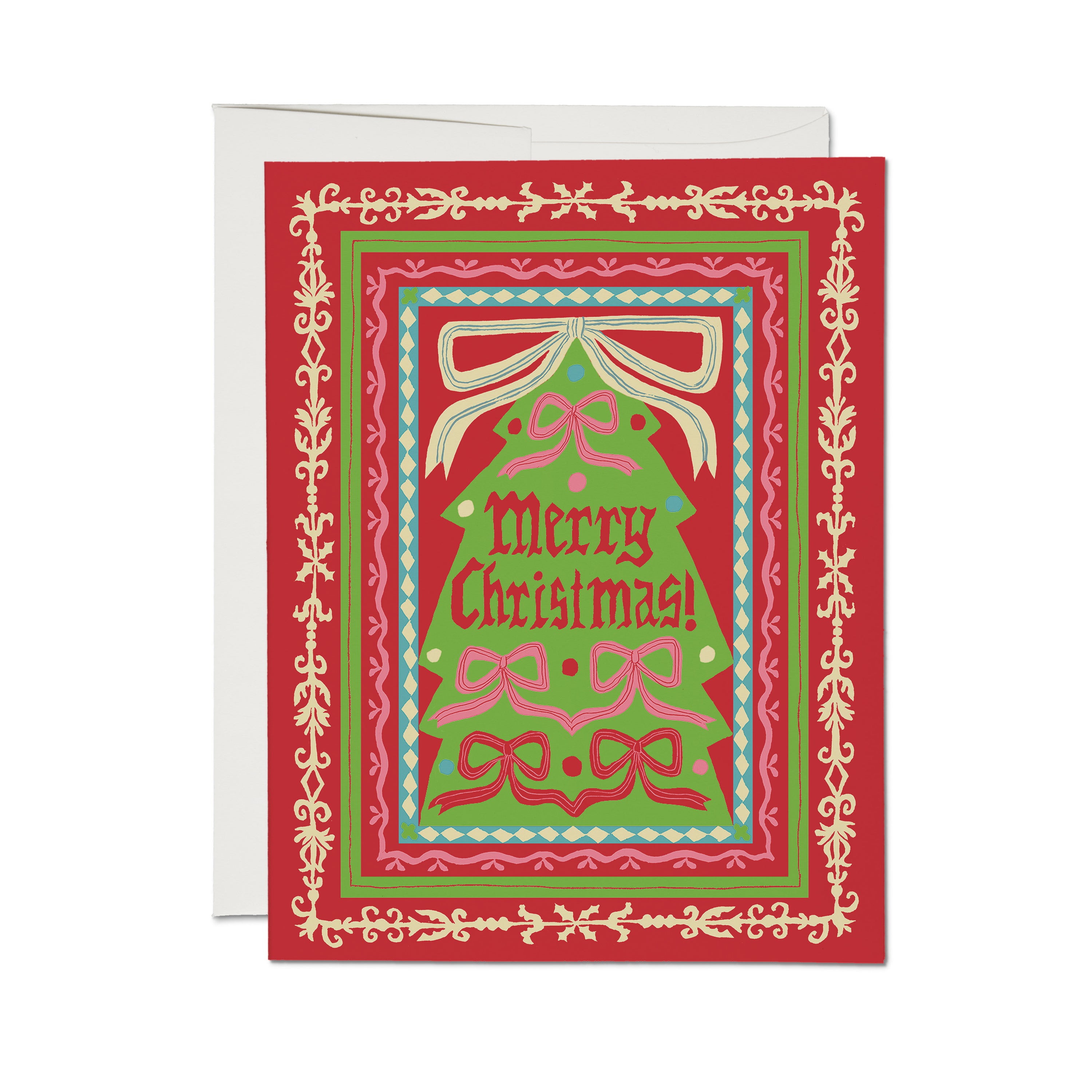 Christmas Stamp greeting card Single