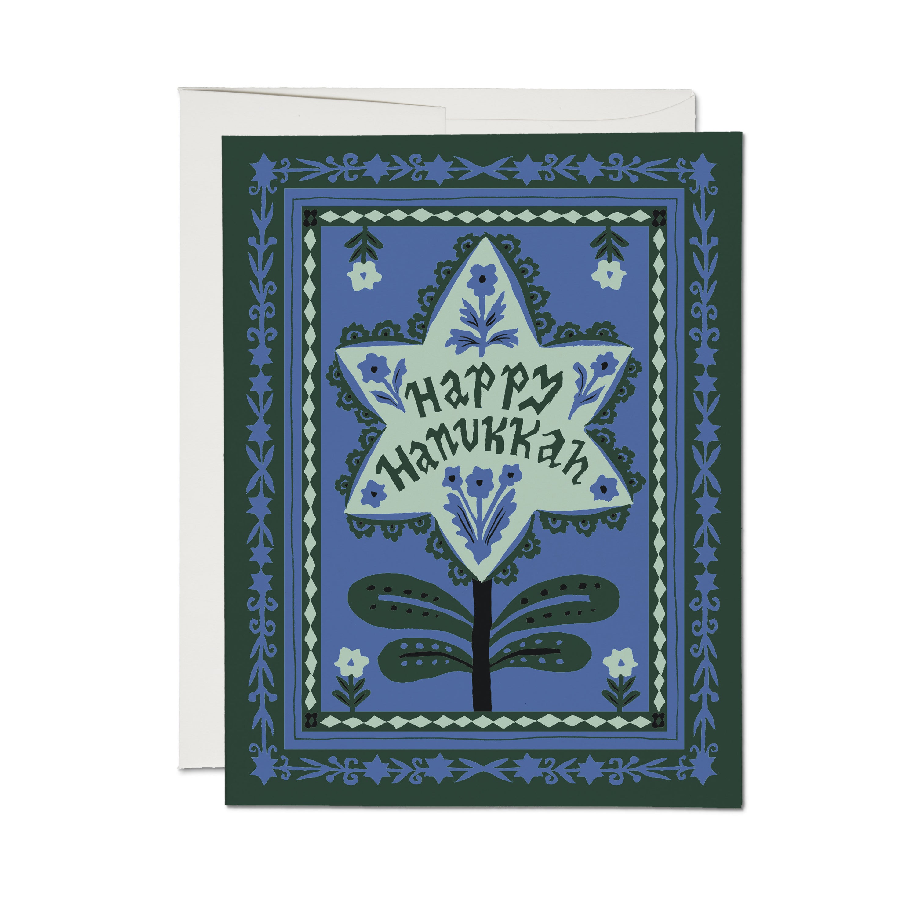 Hanukkah Stamp greeting card Single