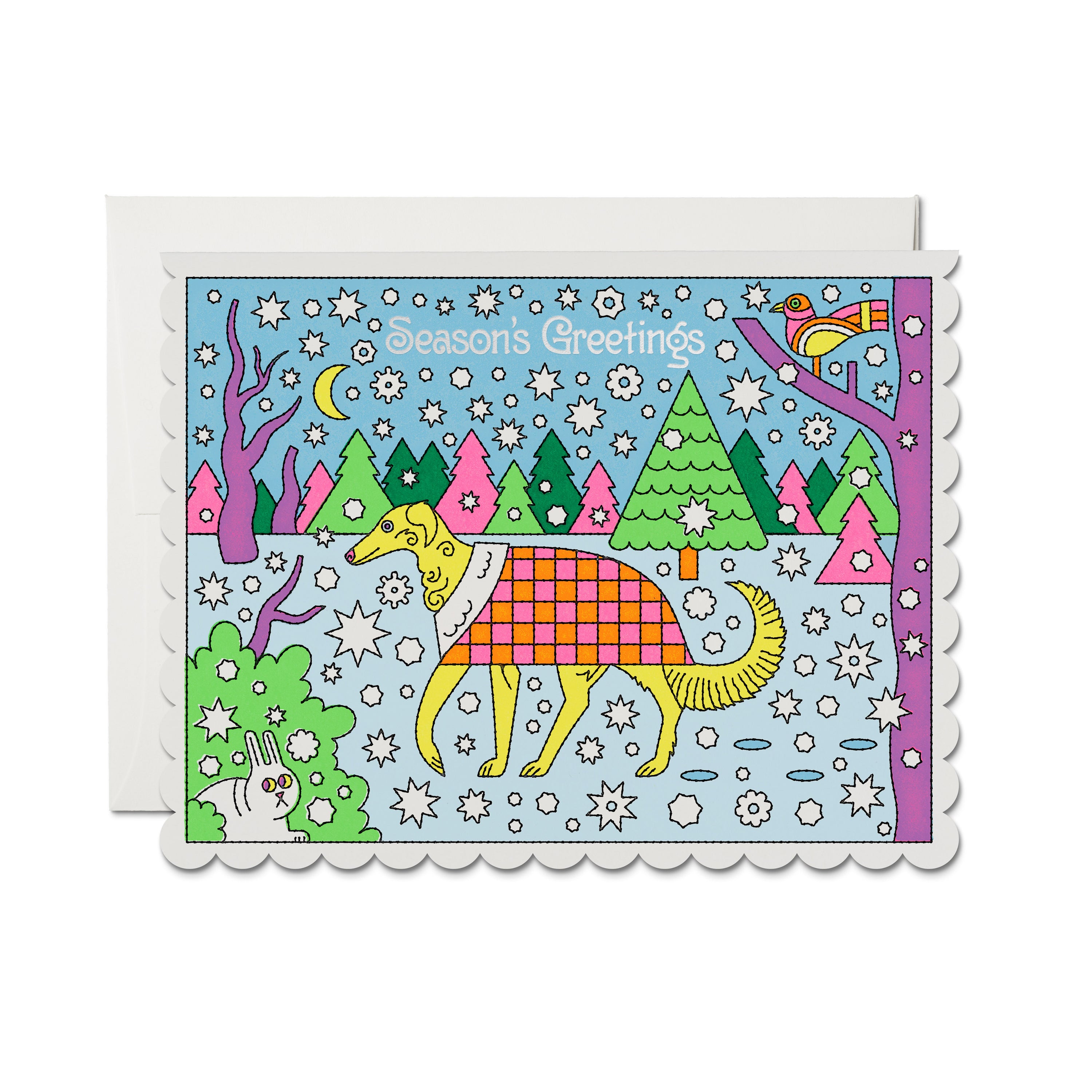 Cozy Pup Greetings greeting card Single