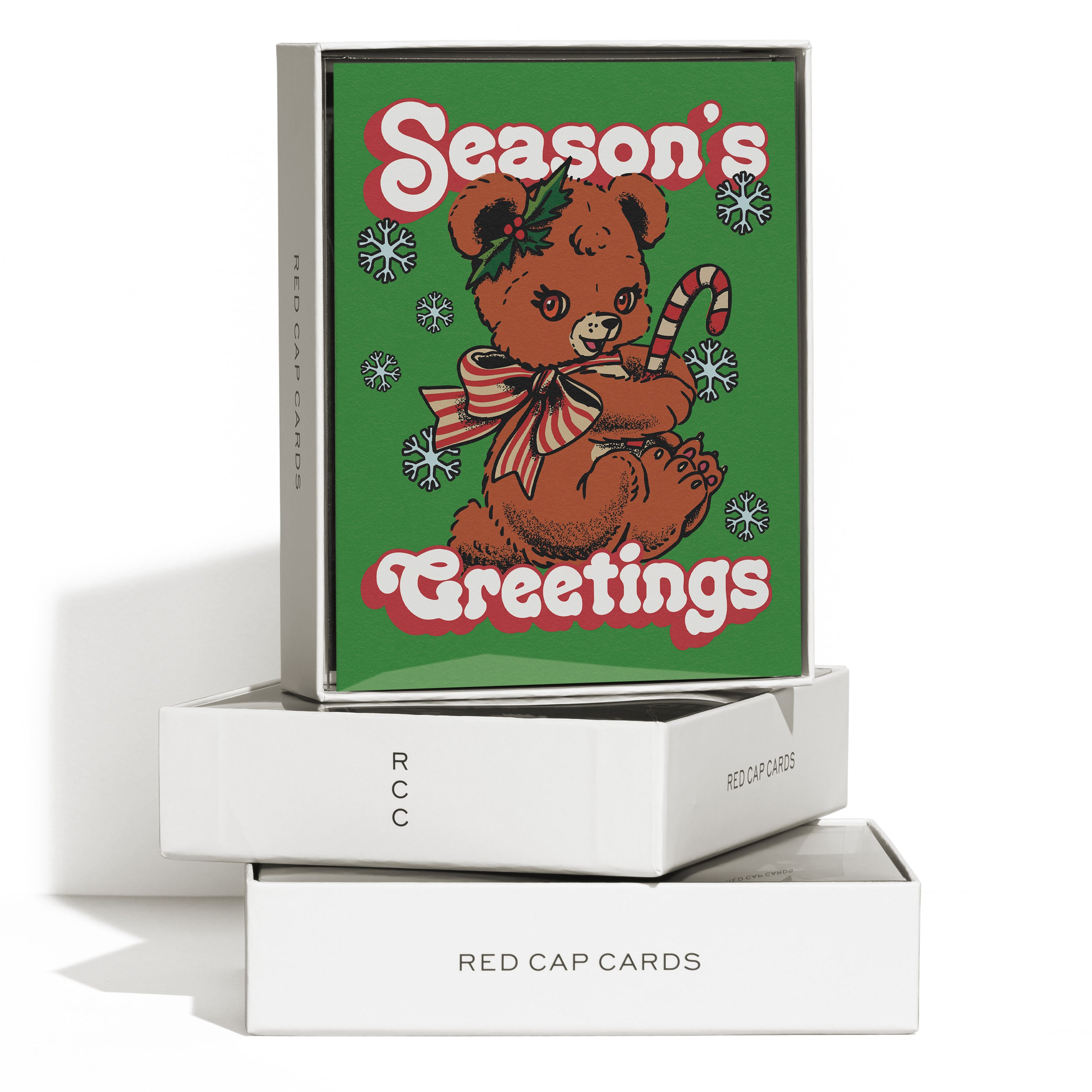 Christmas Teddy Bear greeting card