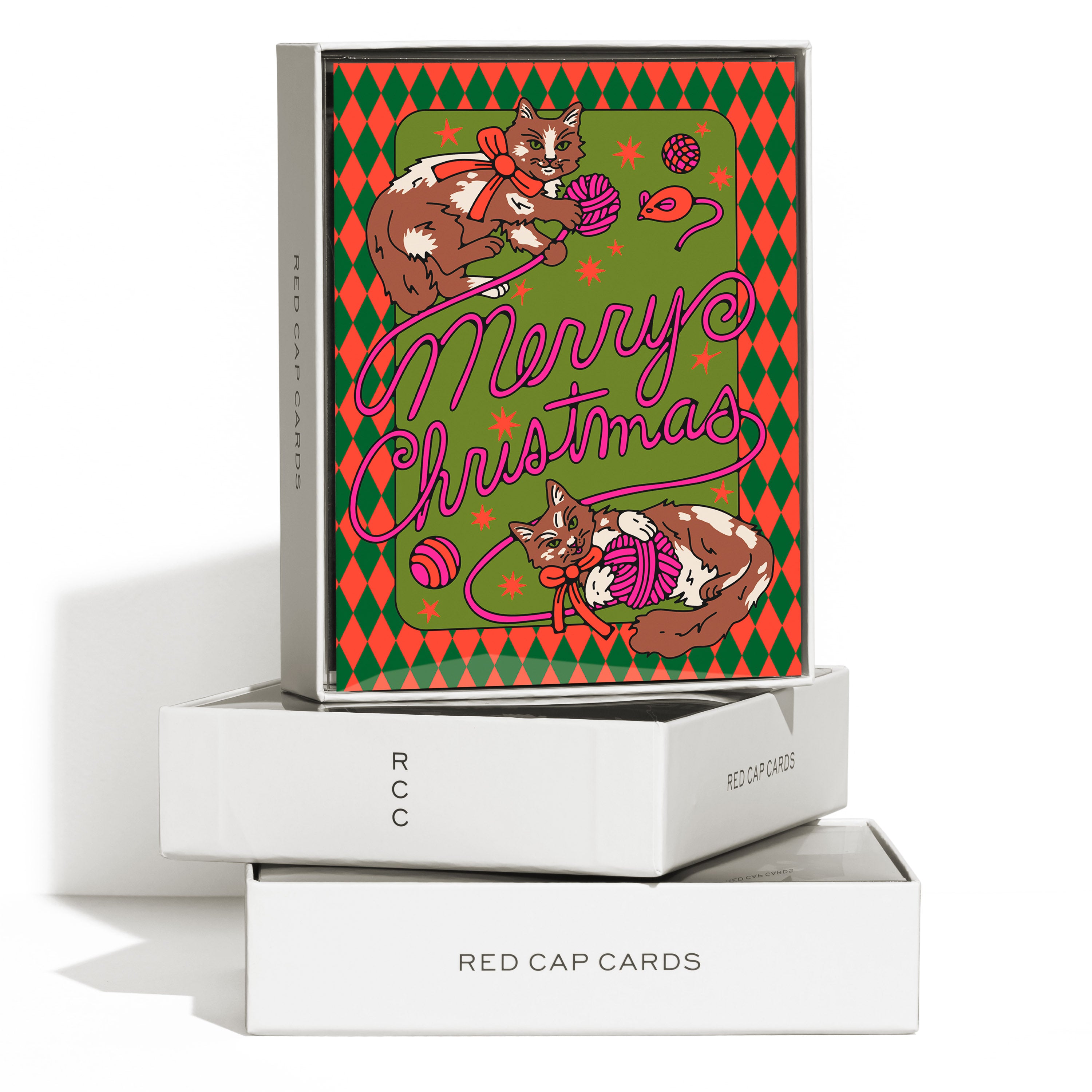 Christmas Kittens greeting card