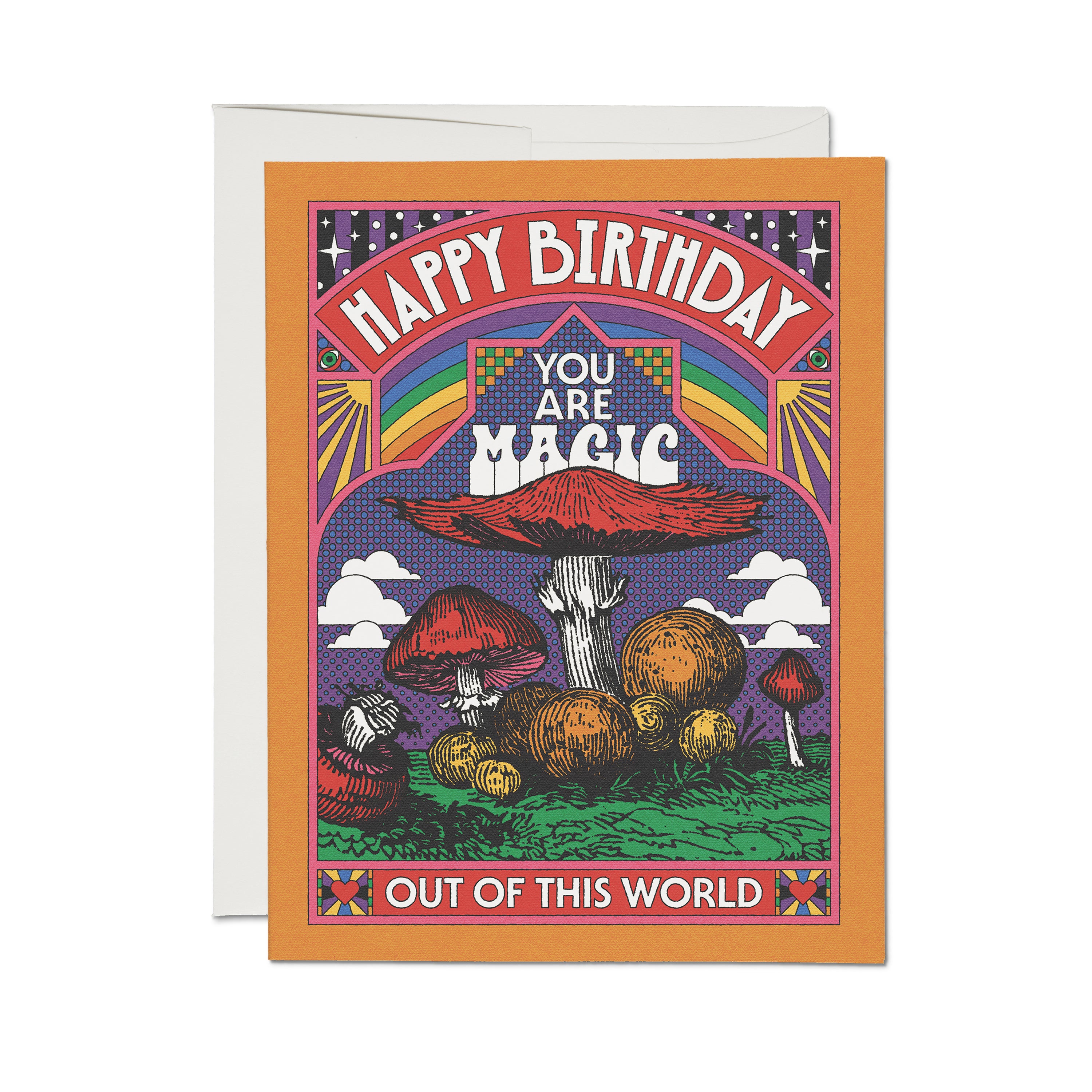 Out of This World greeting card Single