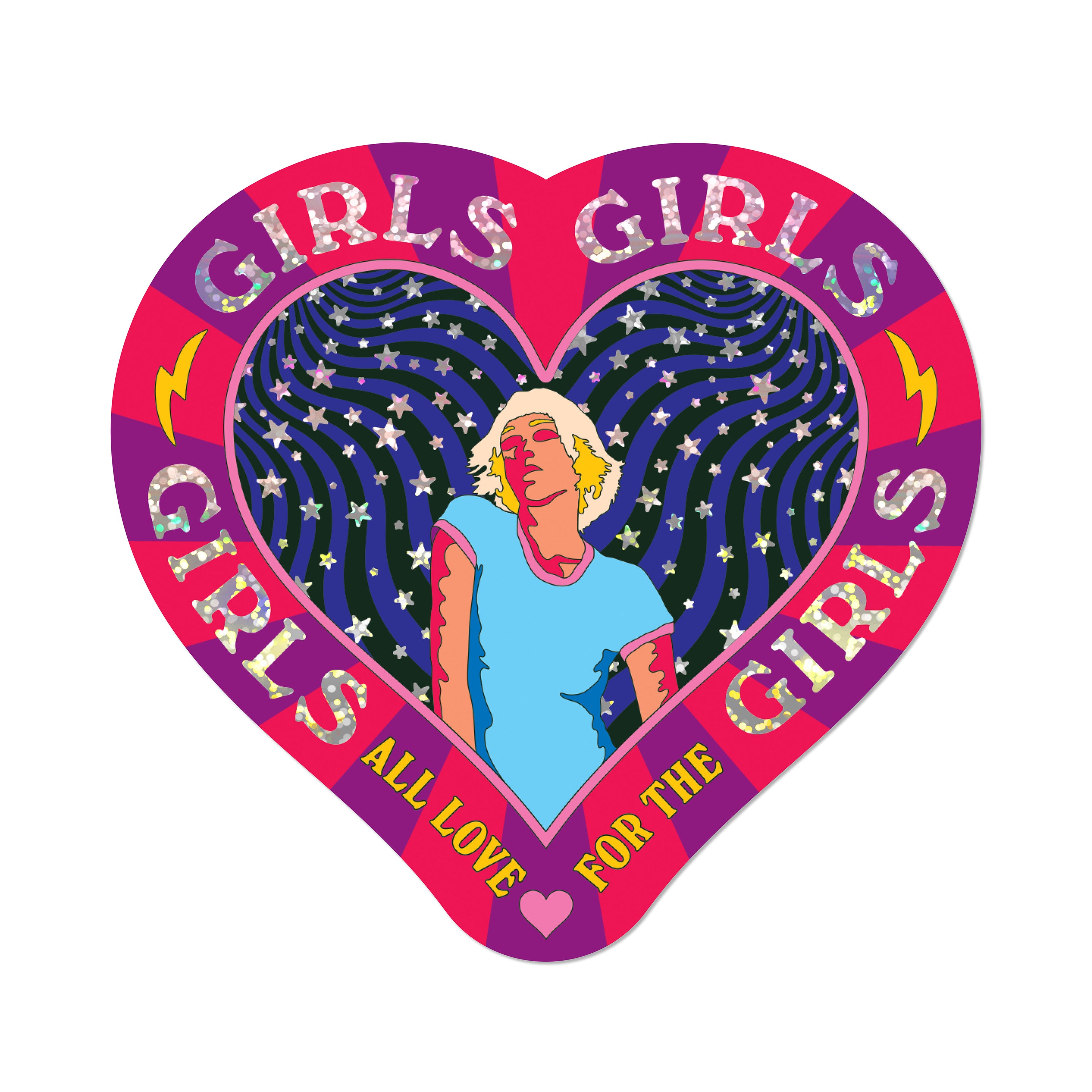 Girls Girls Girls sticker