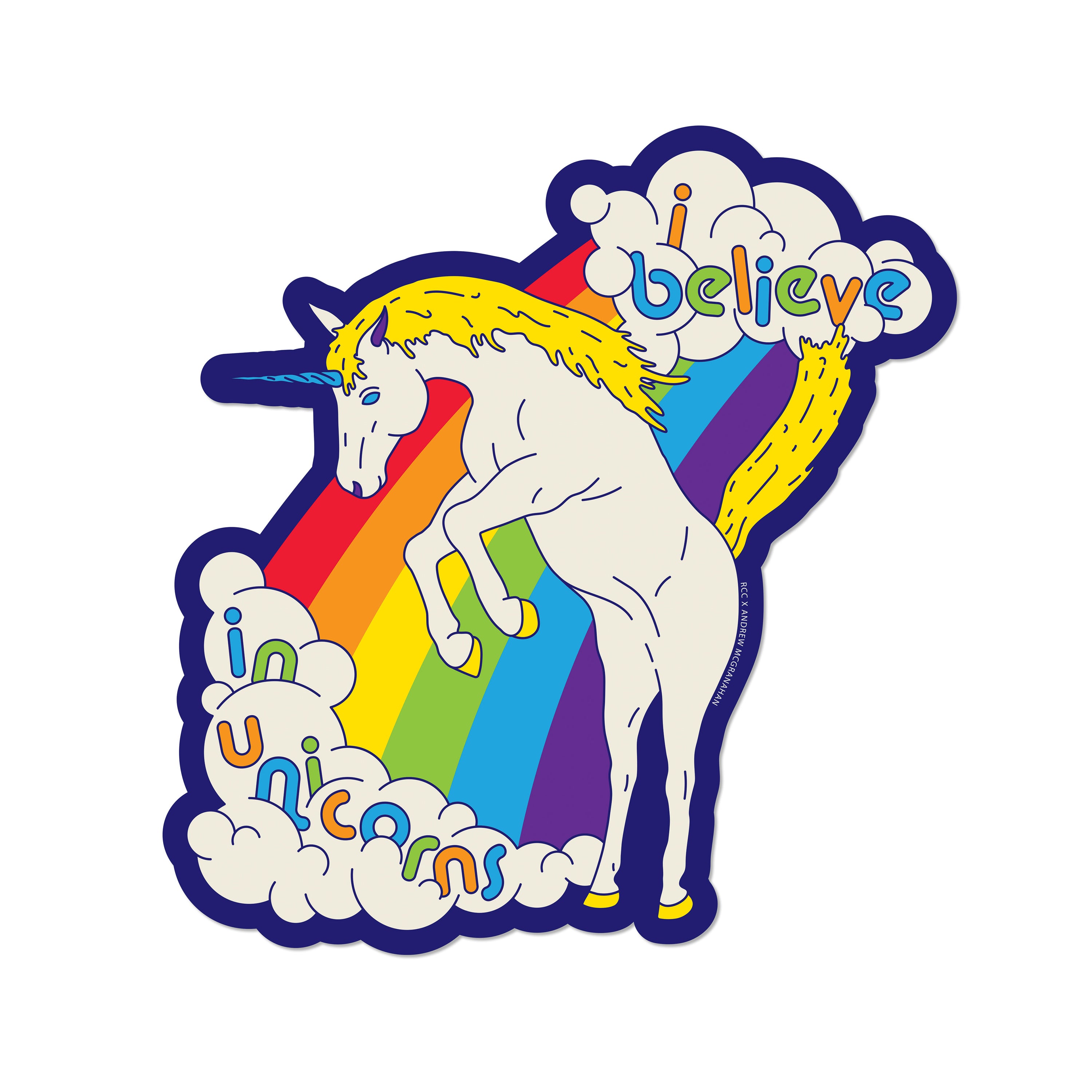 I Believe in Unicorns sticker