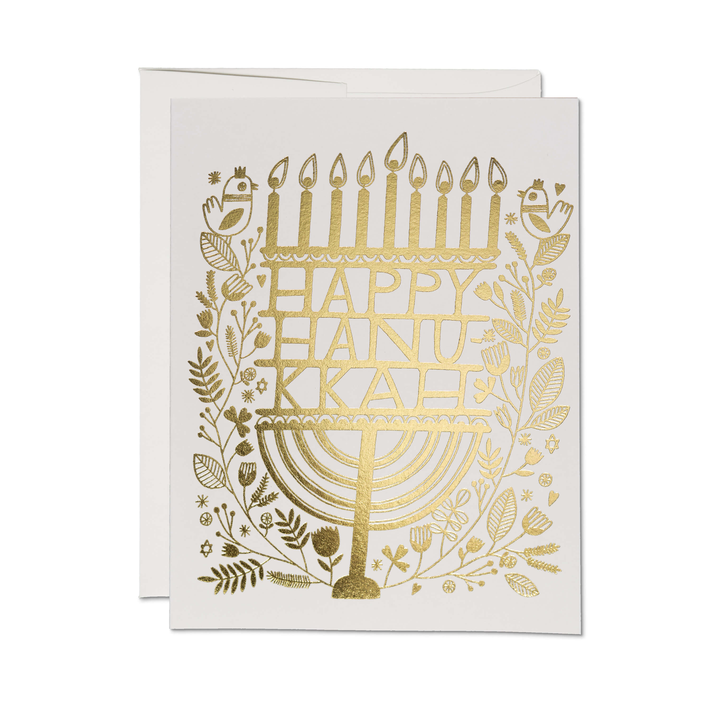 Hanukkah Candles greeting card Single