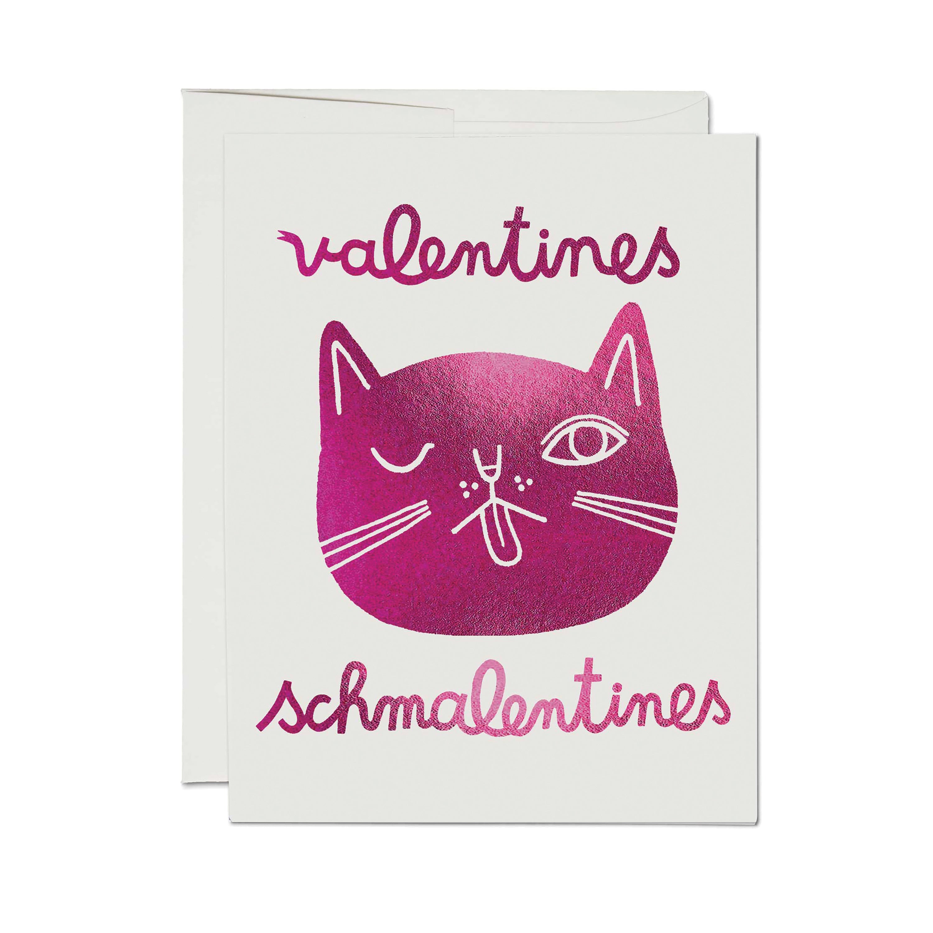 Valentines Schmalentines greeting card