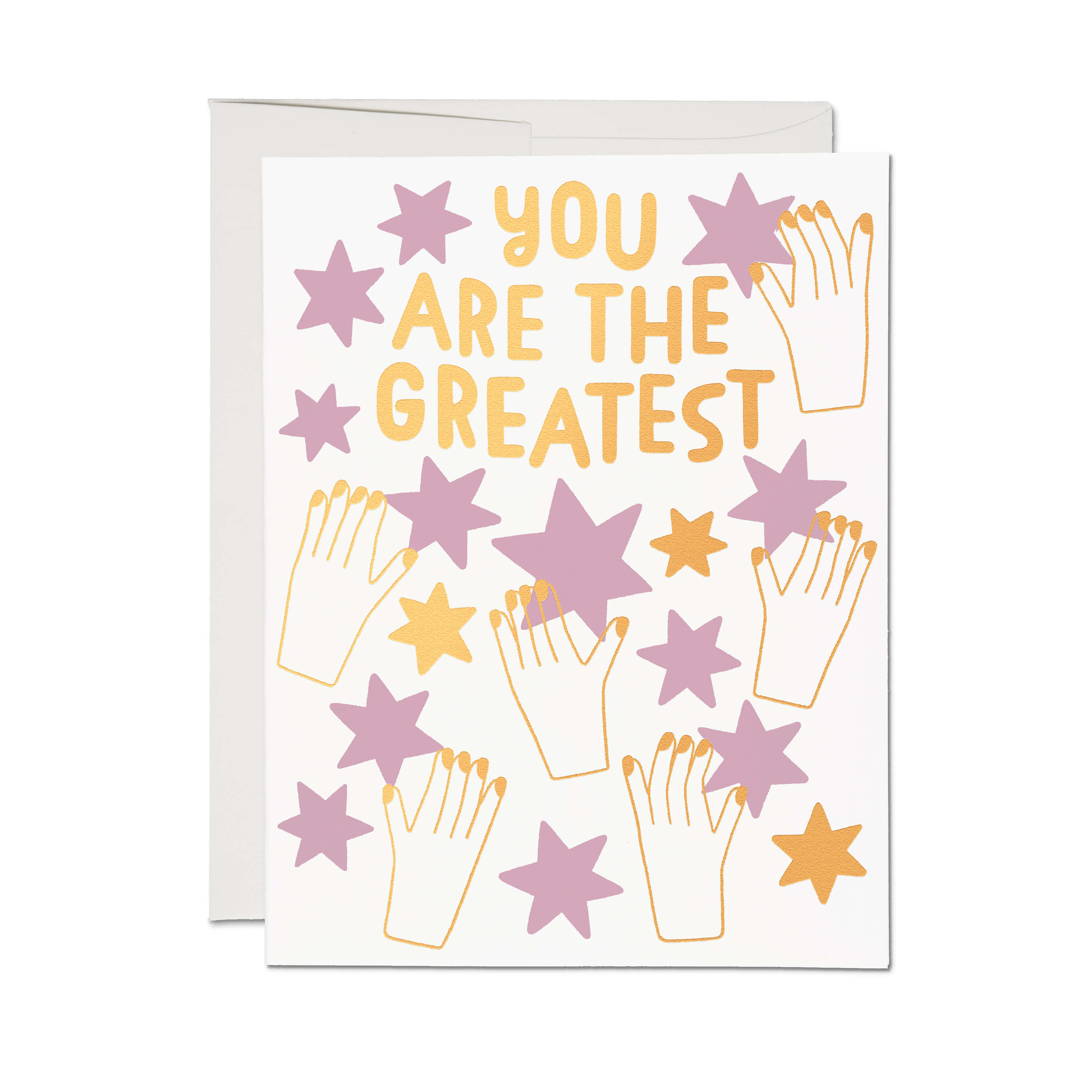 Clapping Hands greeting card Single