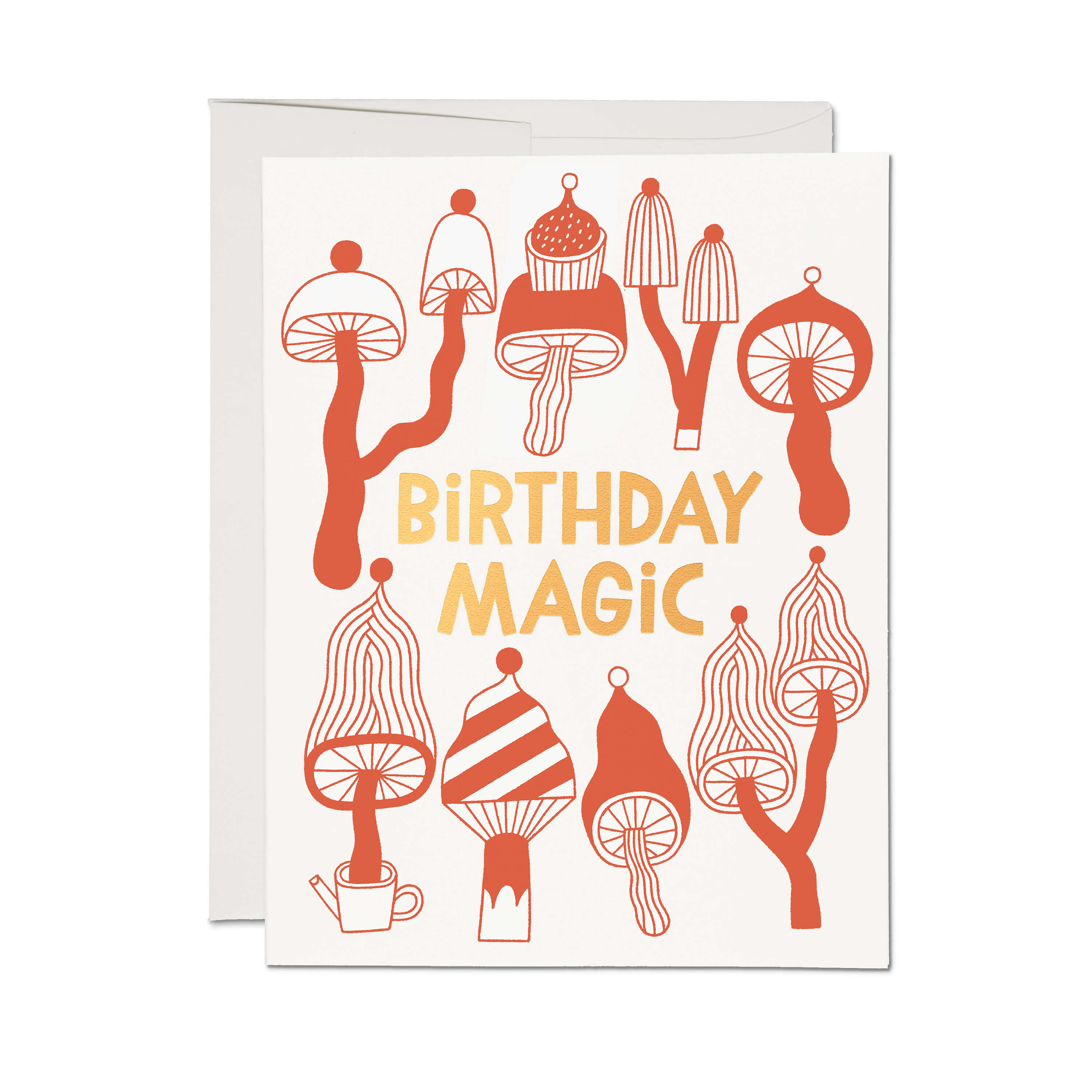 Mushroom Magic greeting card Single