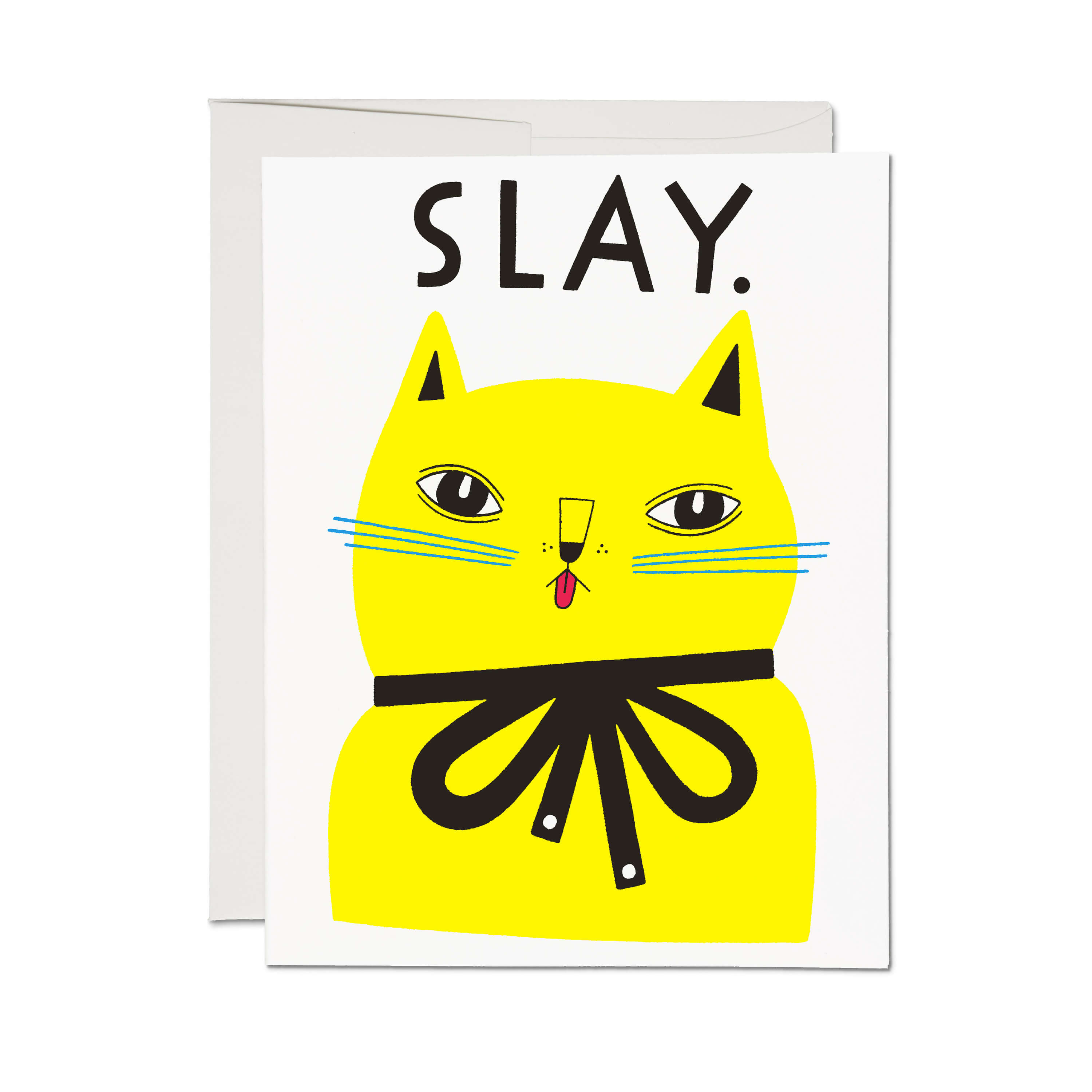 Slay greeting card Single