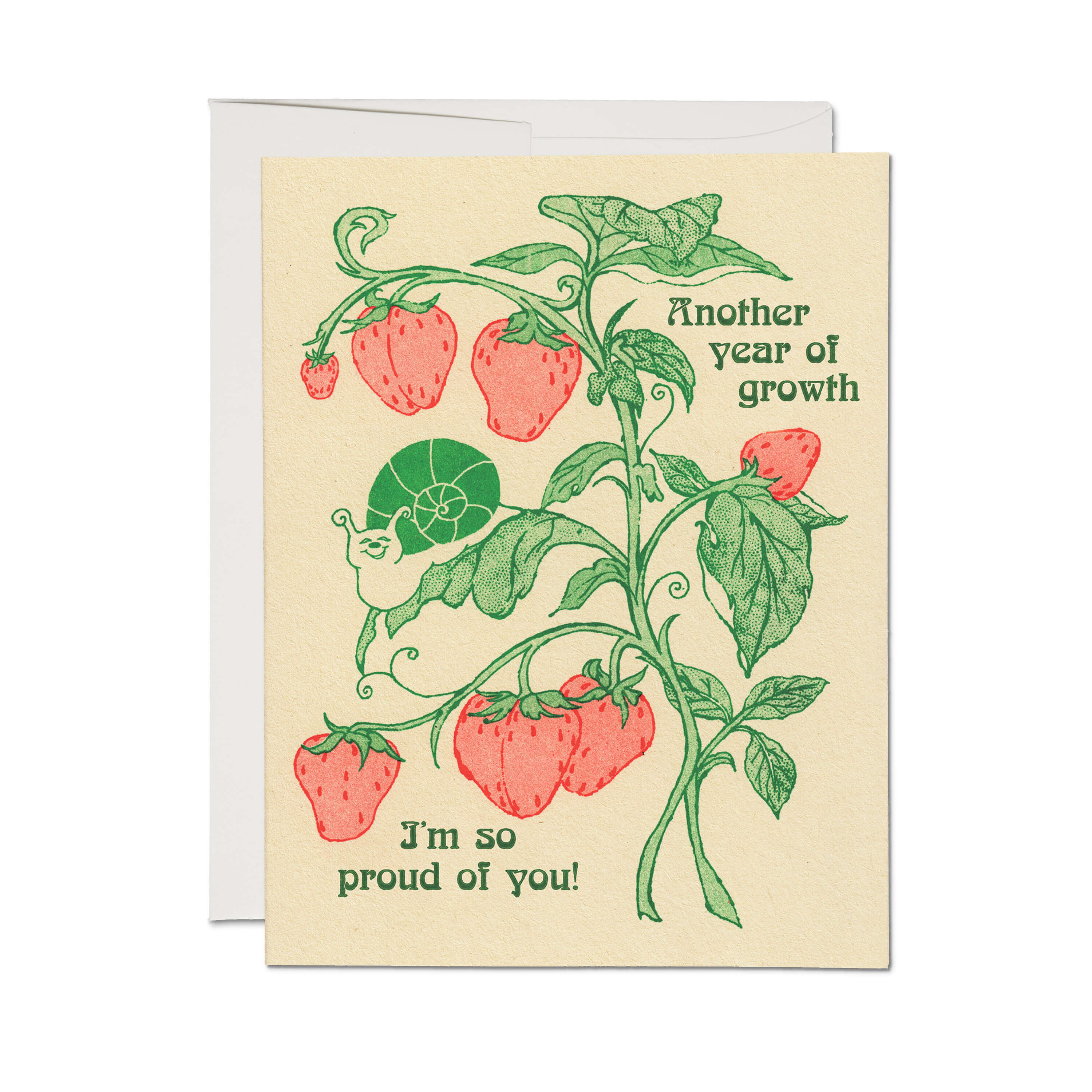 Another Year of Growth greeting card Single