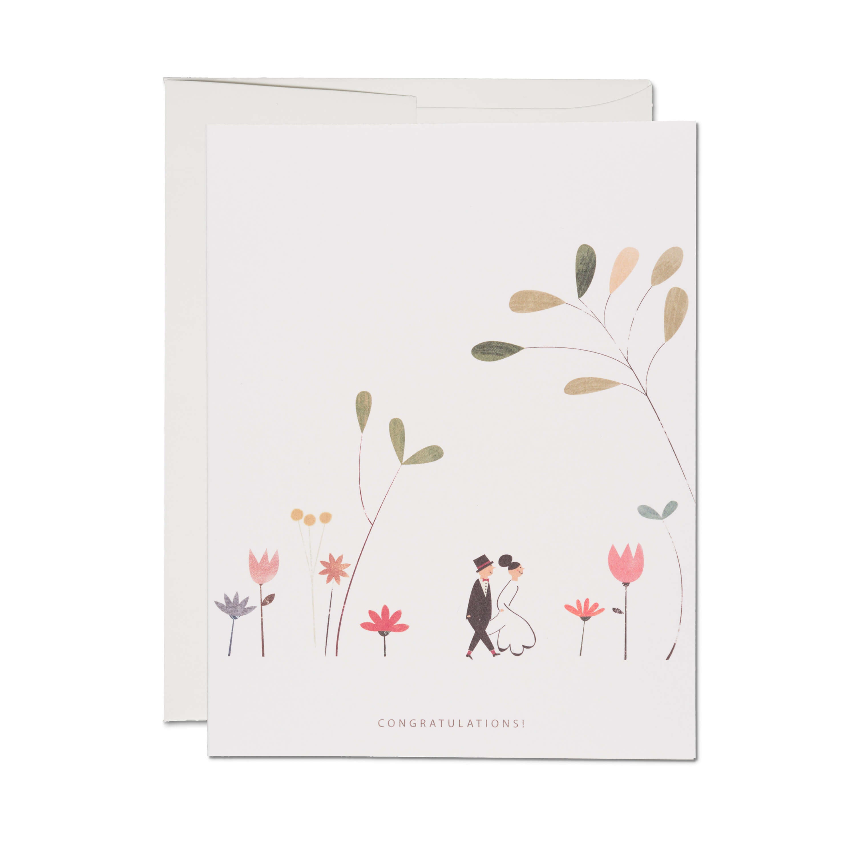 Perfect Wedding greeting card Single