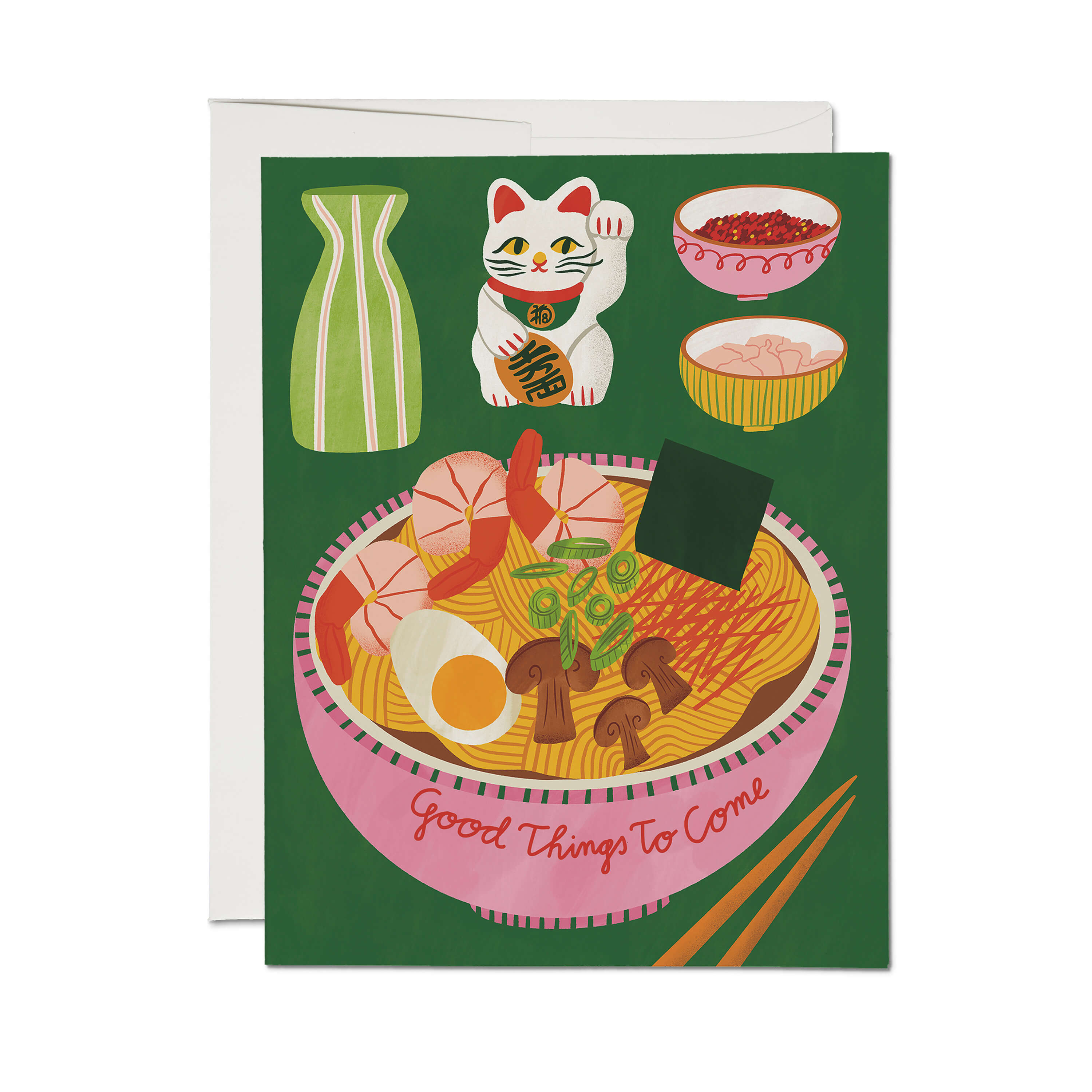 Ramen Bowl greeting card Single