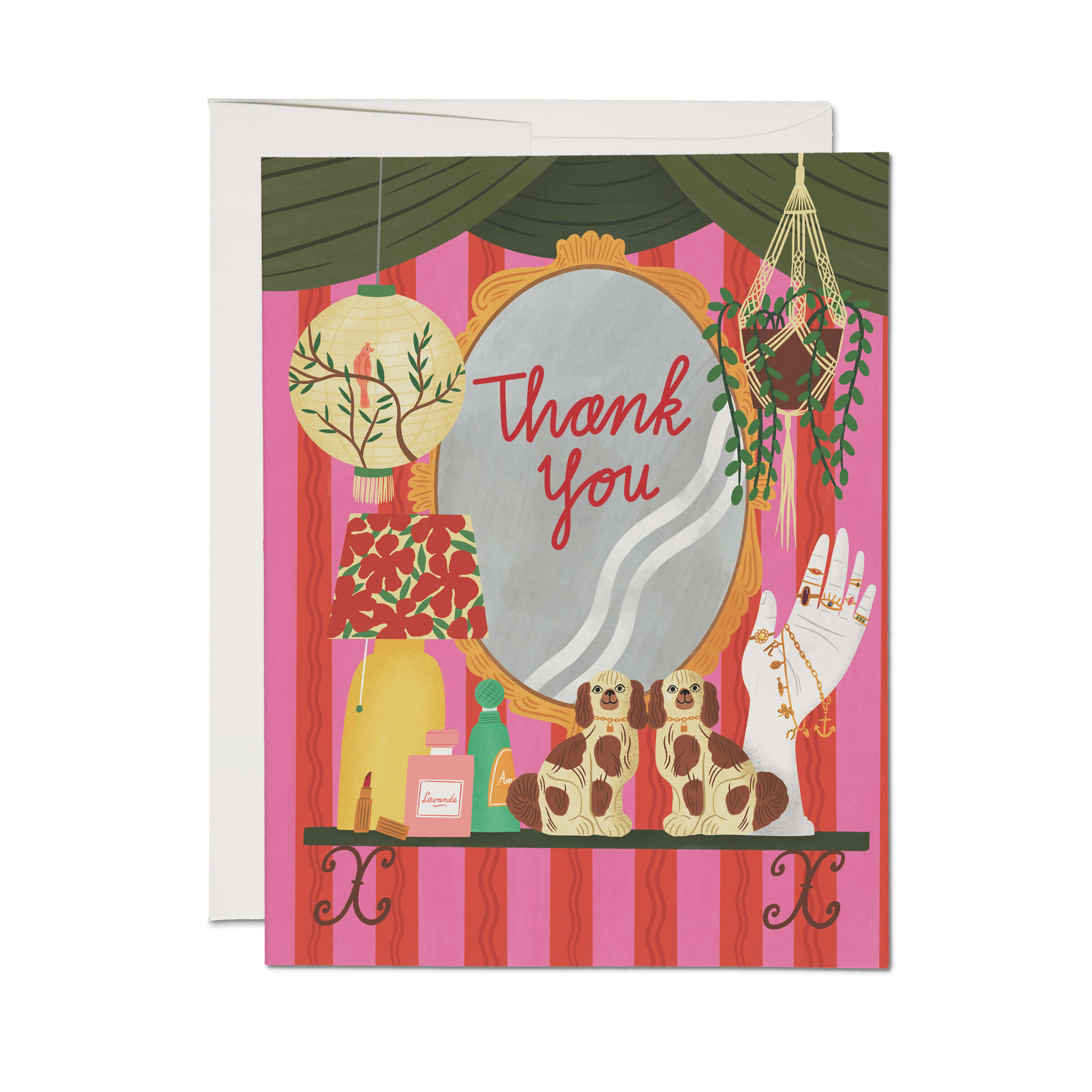 Mirror Mirror greeting card Single