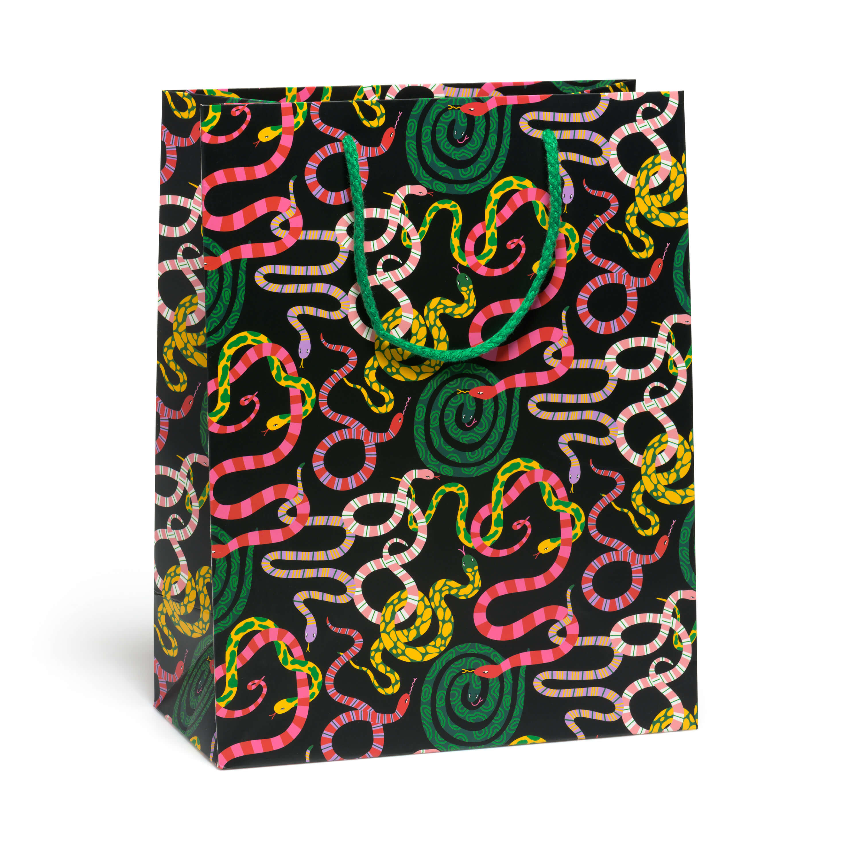 Vibrant Snakes large gift bag