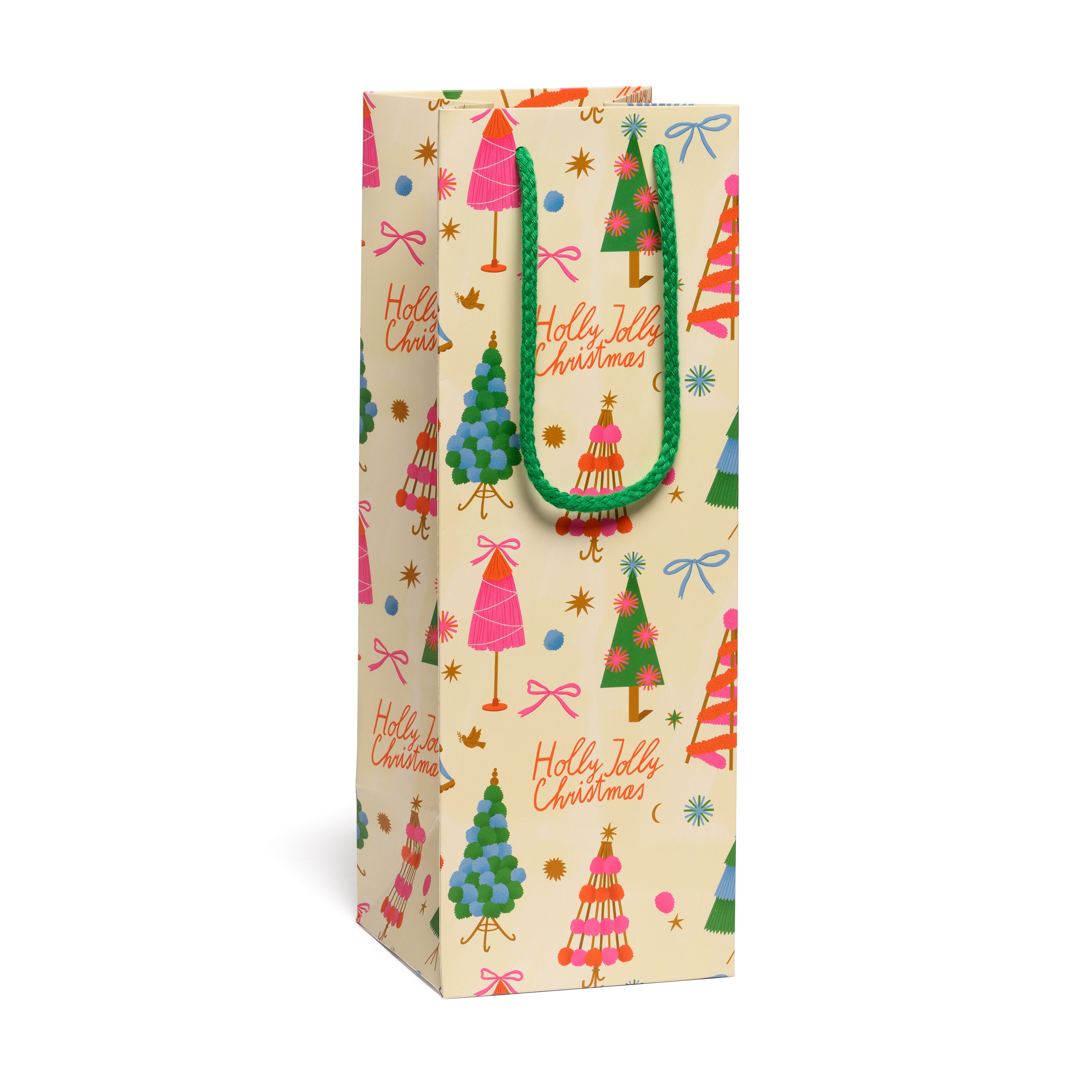 Holly Jolly Trees booze bag