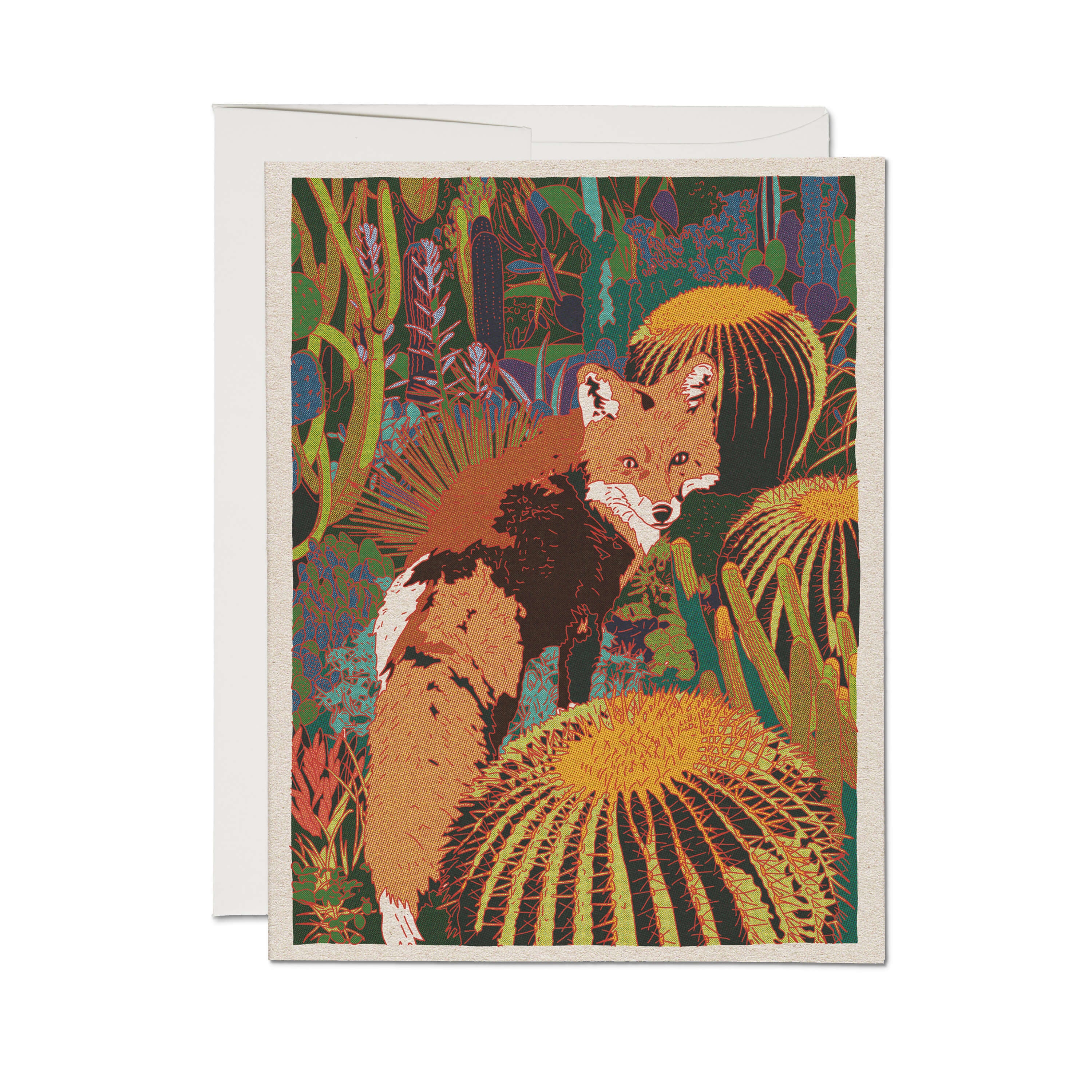 Red Fox greeting card