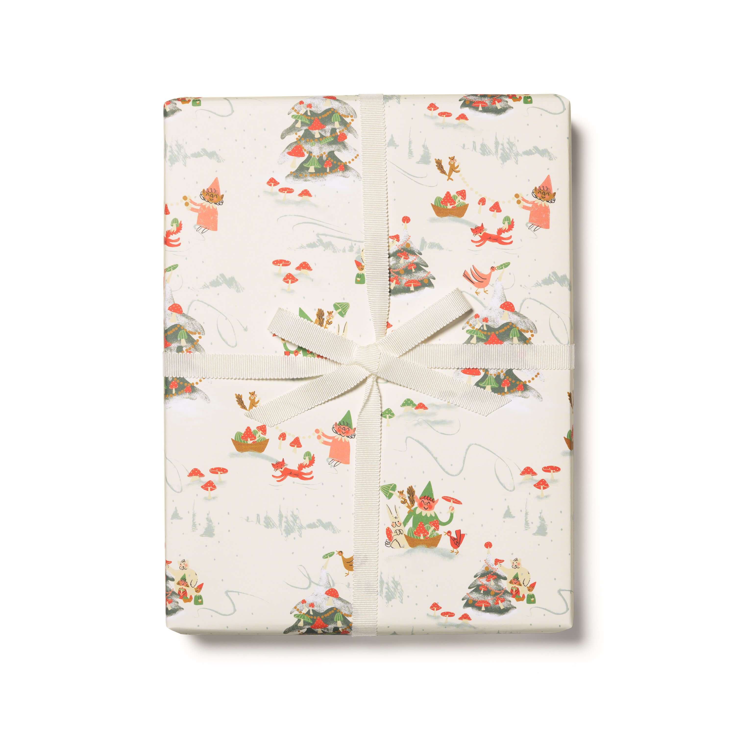Holiday Critters wrapping paper Single