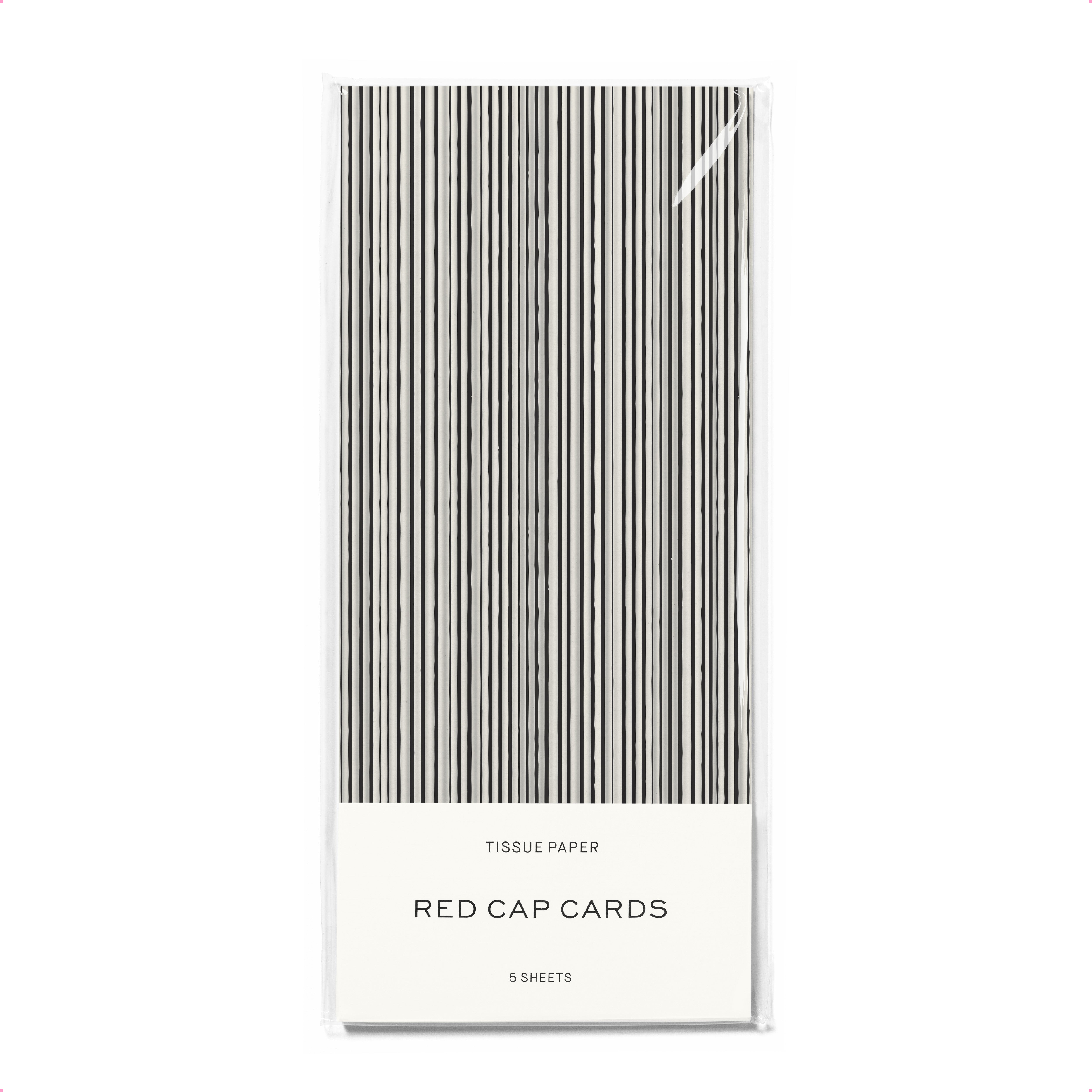 Black Stripe tissue paper