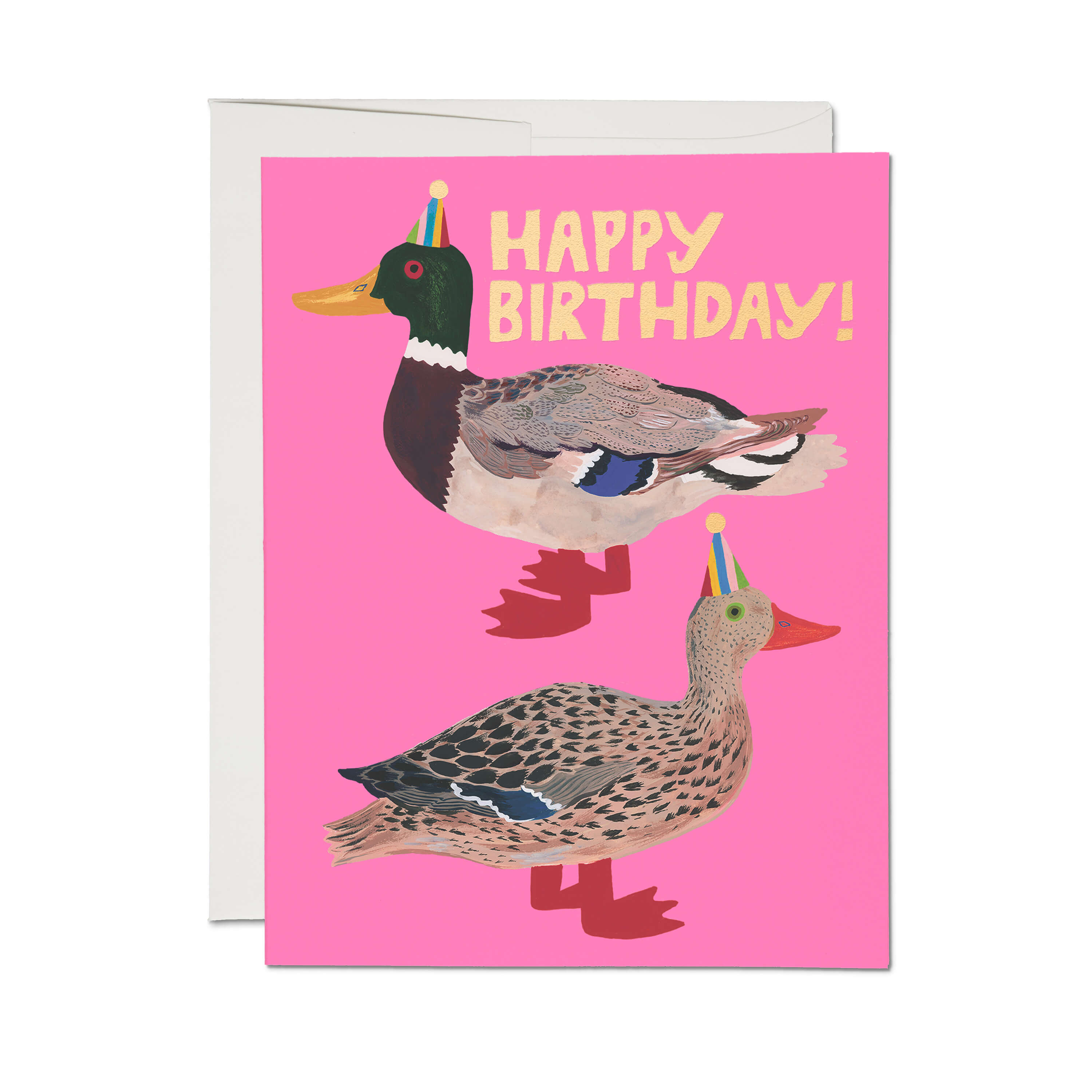 Quacky Birthday greeting card SINGLE