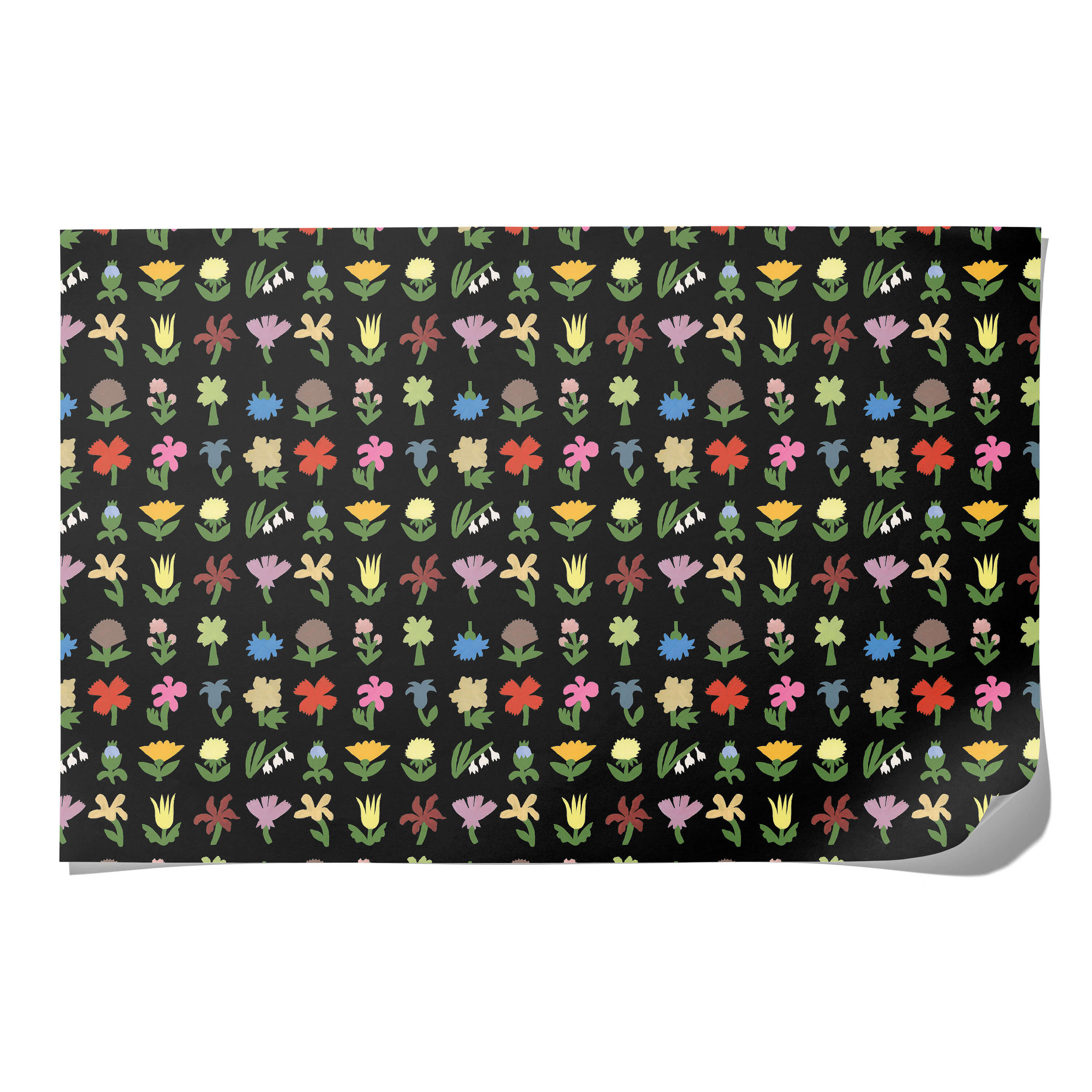 Little Flowers wrapping paper Single