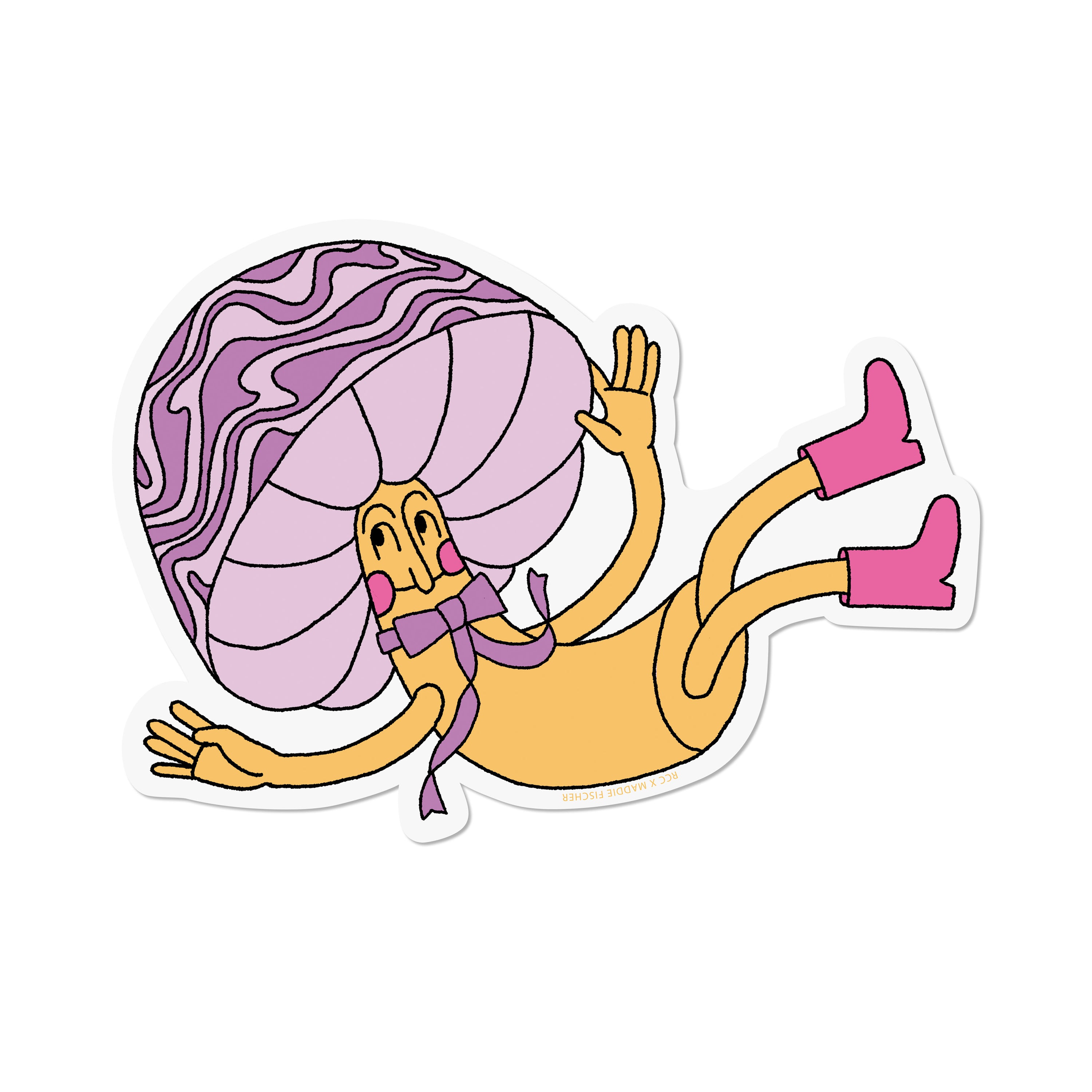 Dancing Fungi sticker