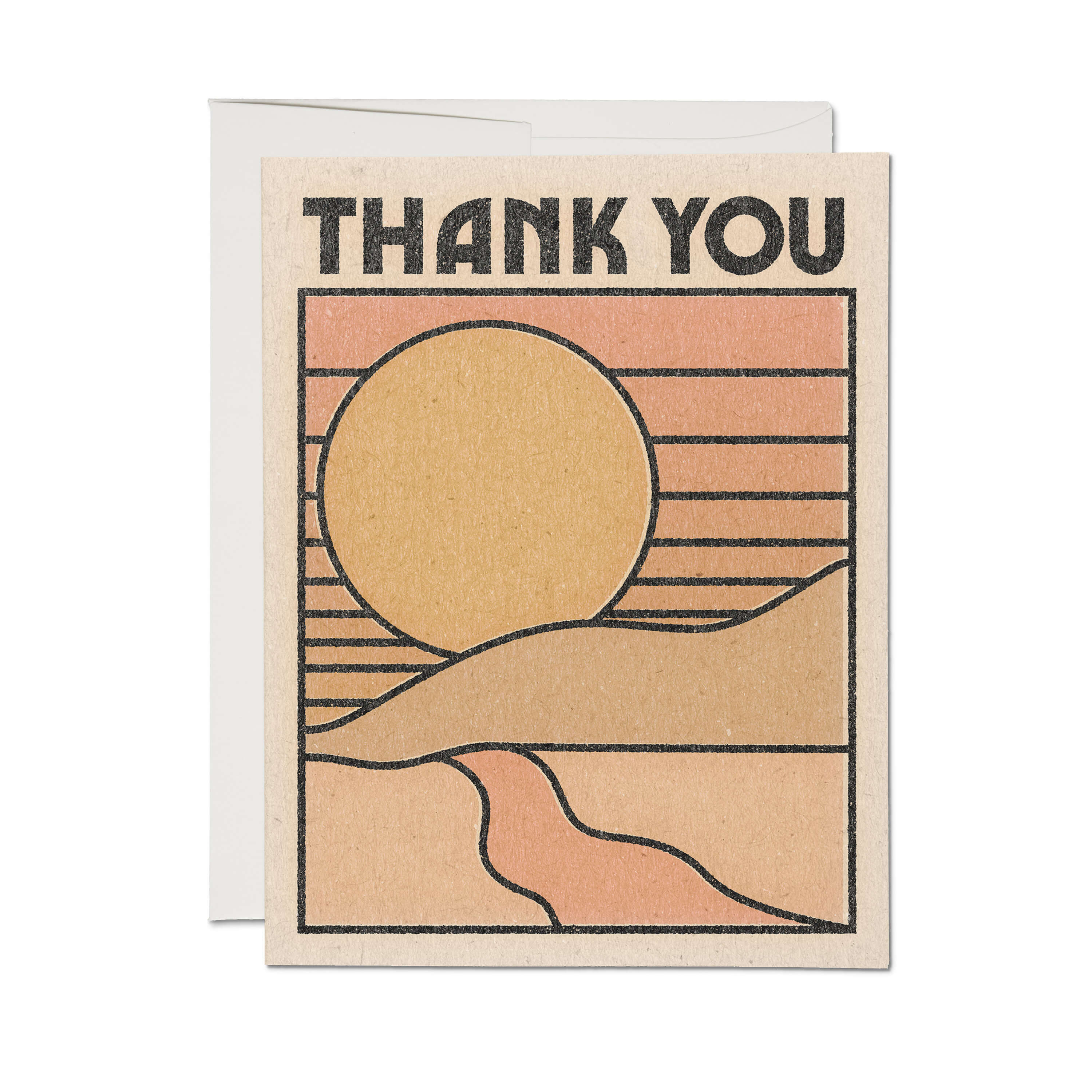 Thank You Sun greeting card Single