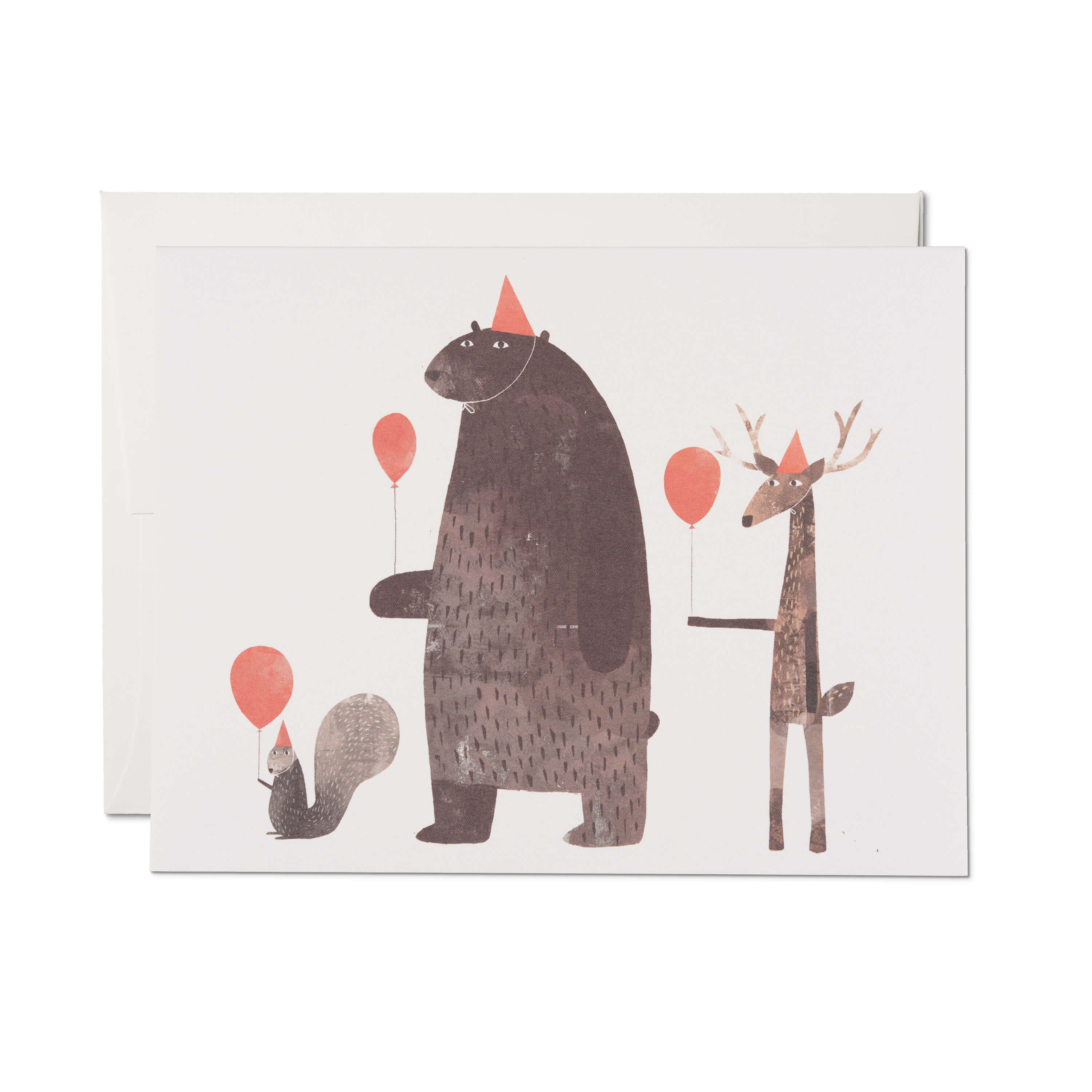 Party Animals greeting card SINGLE
