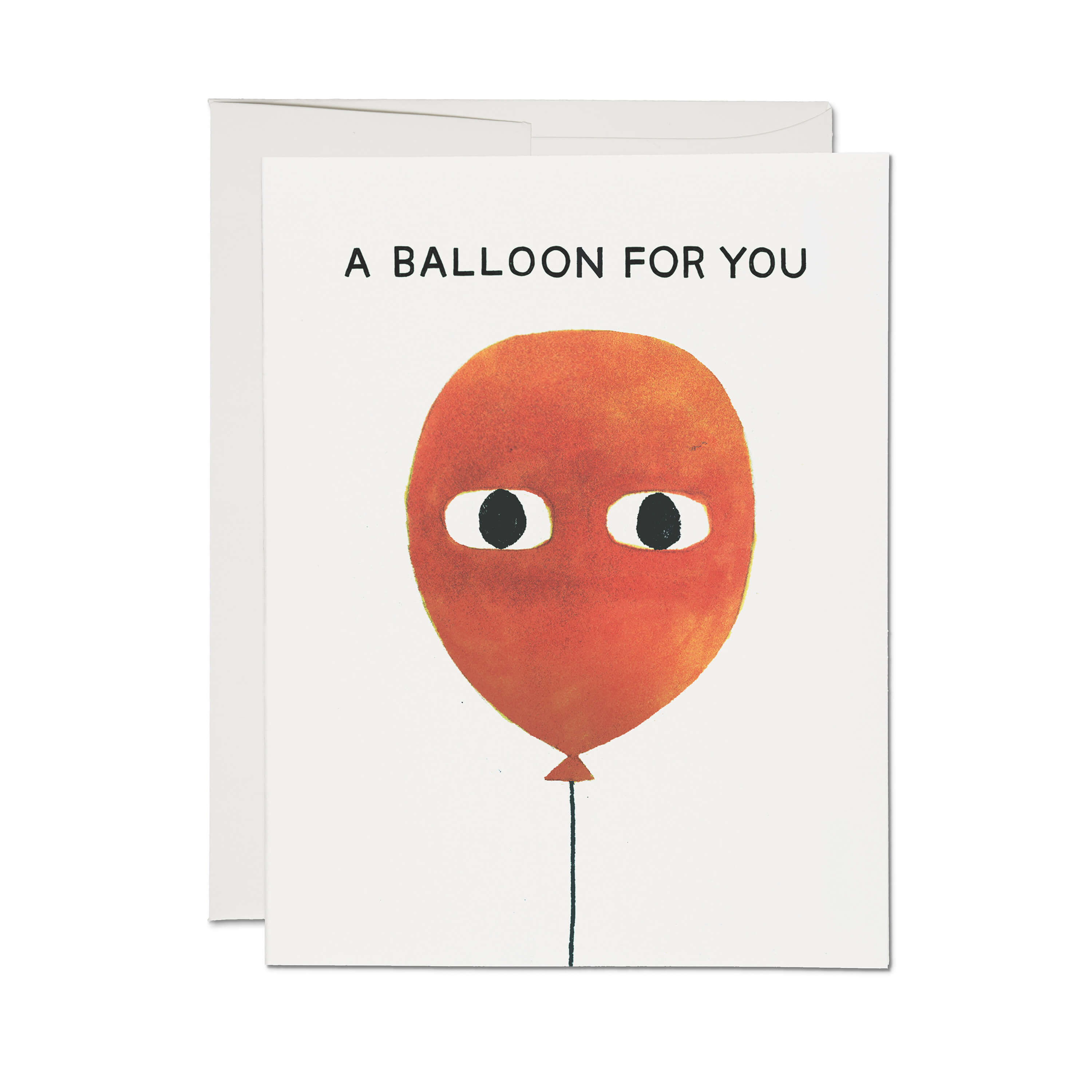 A Balloon greeting card Single