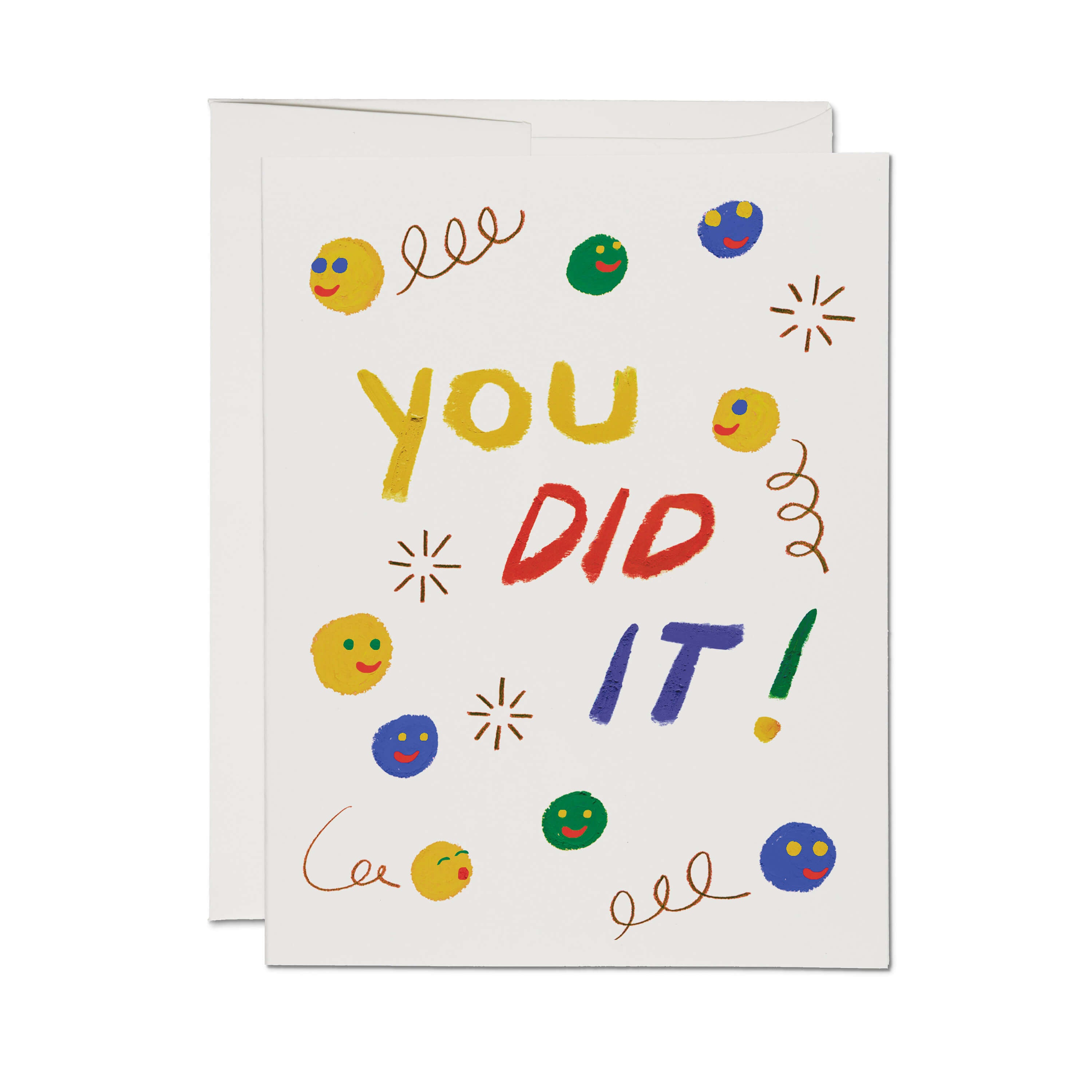 Smiley Faces greeting card Single