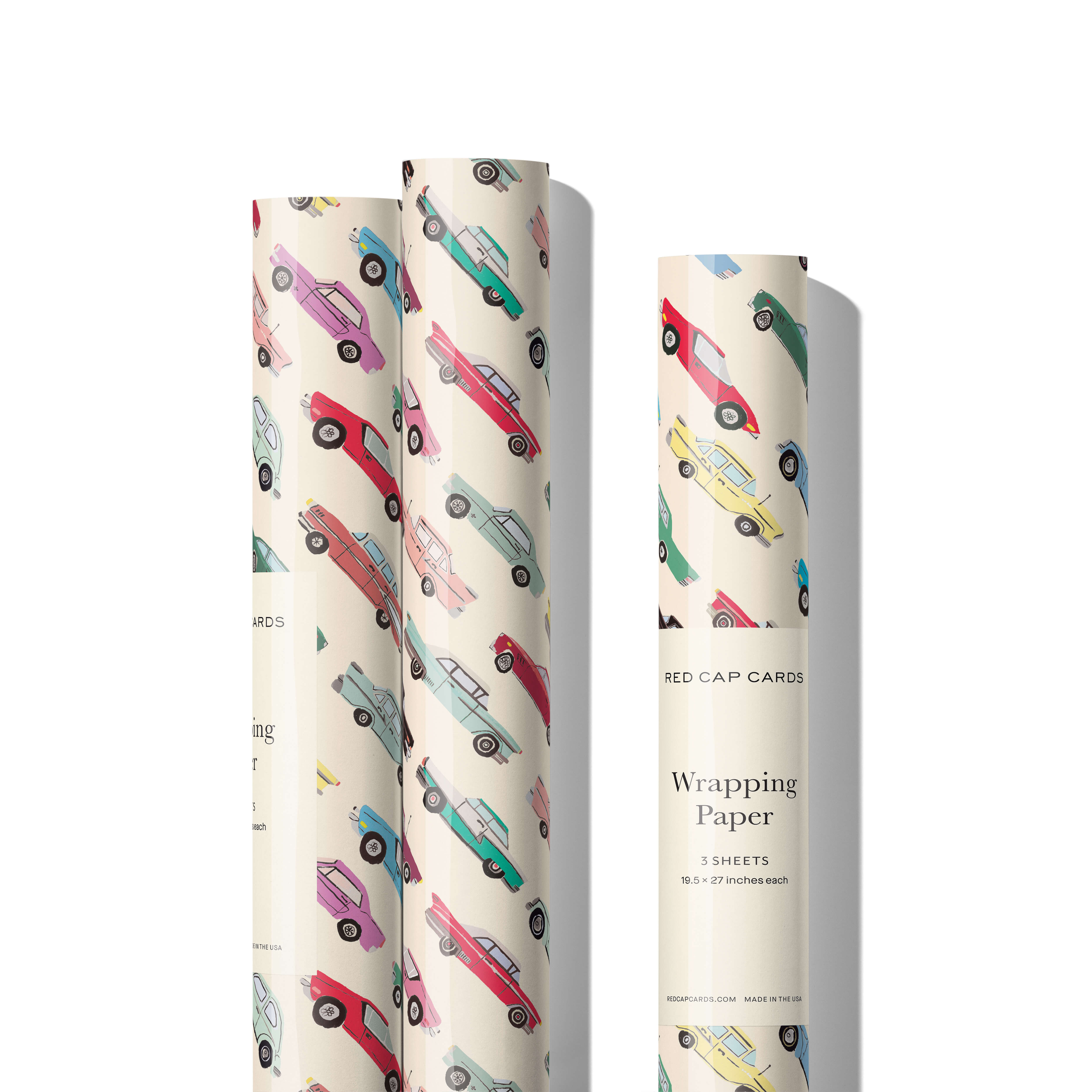 Cars wrapping paper Single