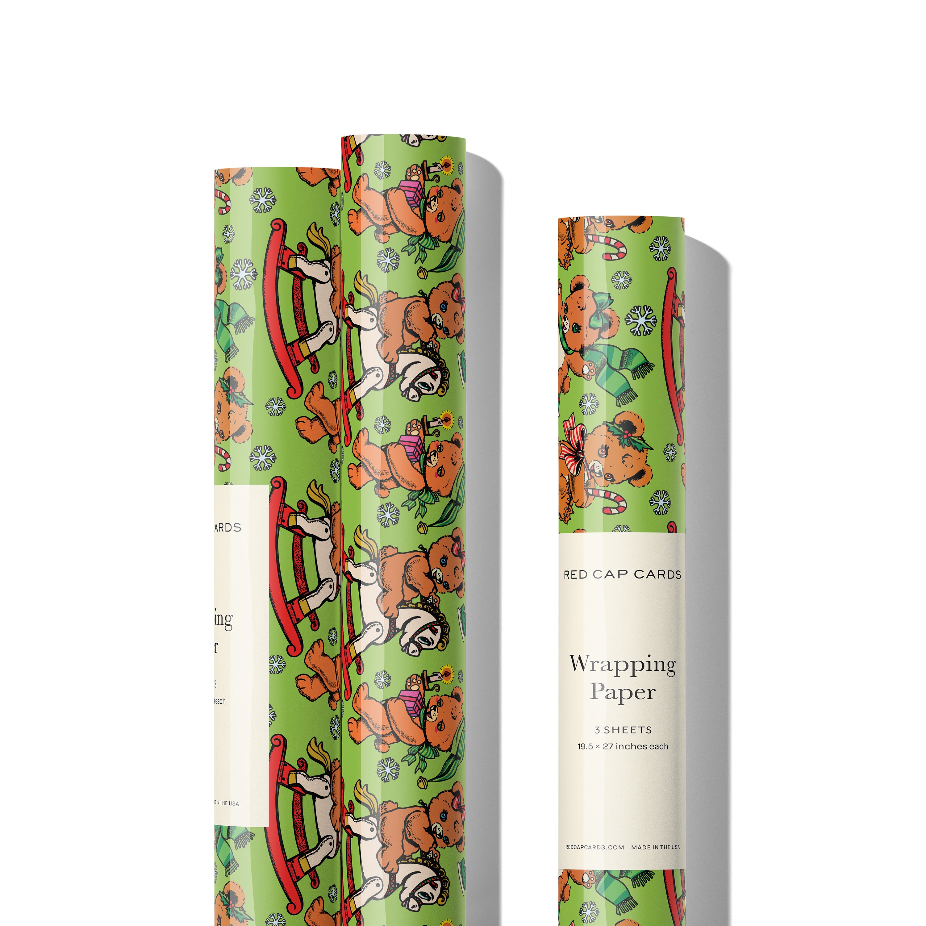 Merry Bears wrapping paper