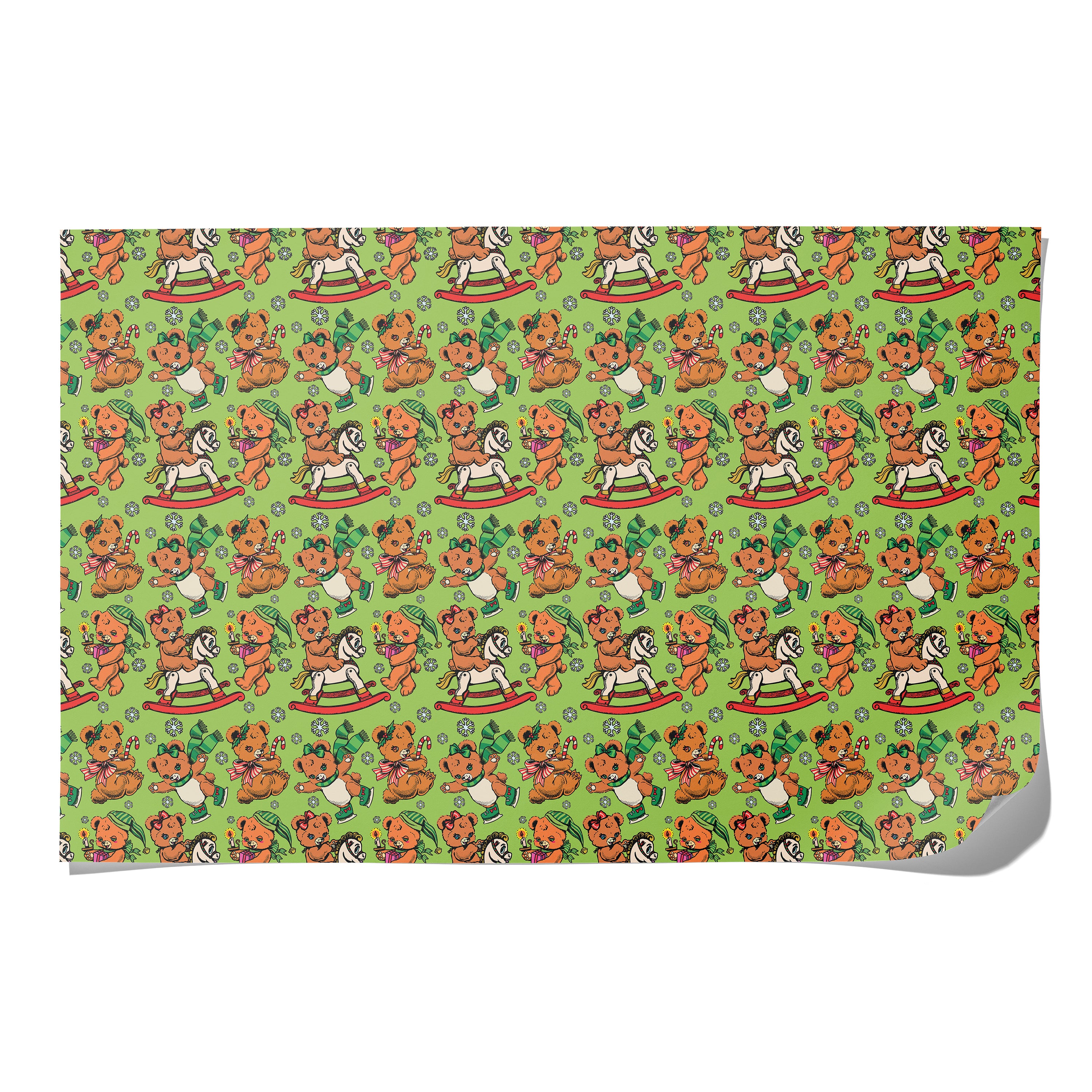 Merry Bears wrapping paper