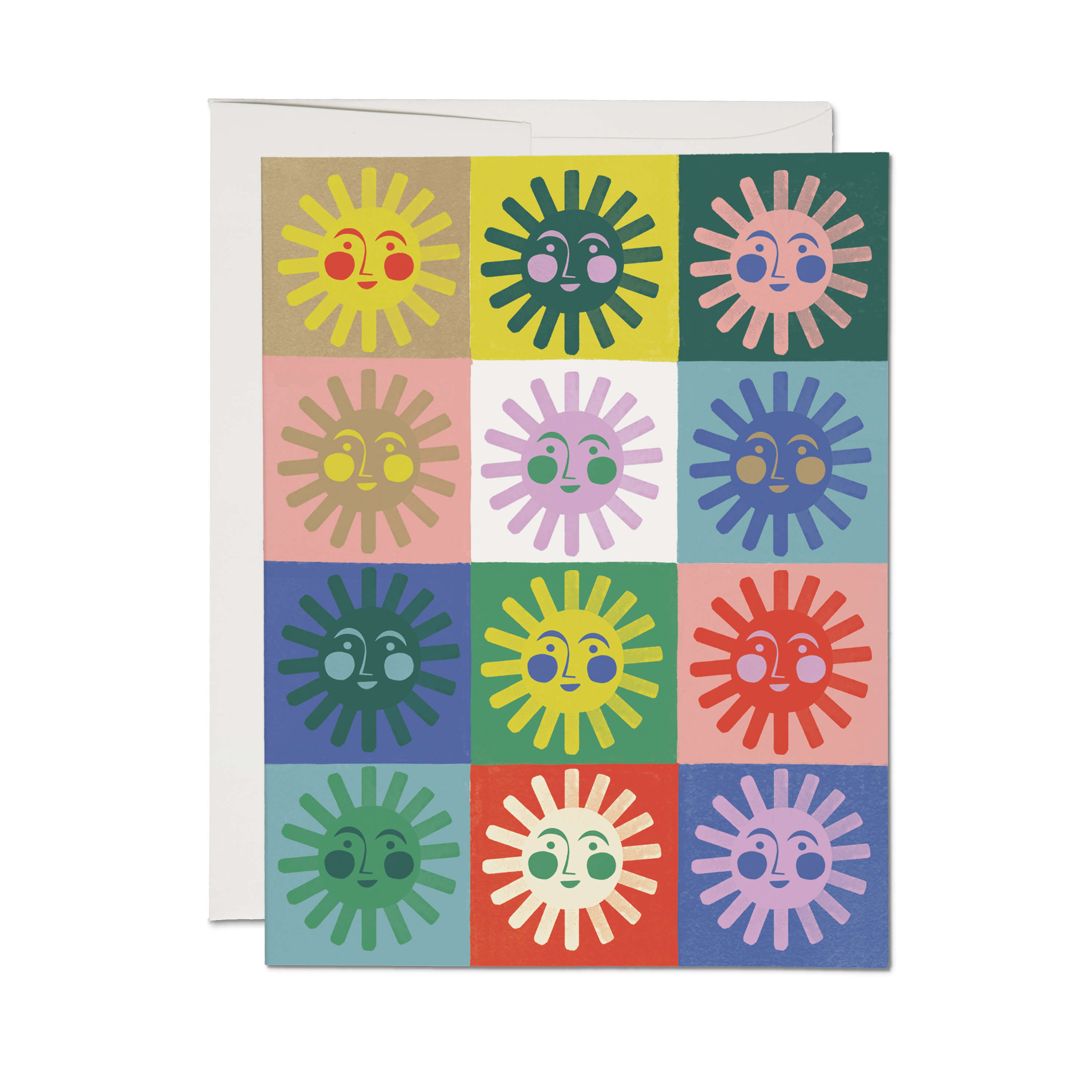 Little Suns greeting card Single