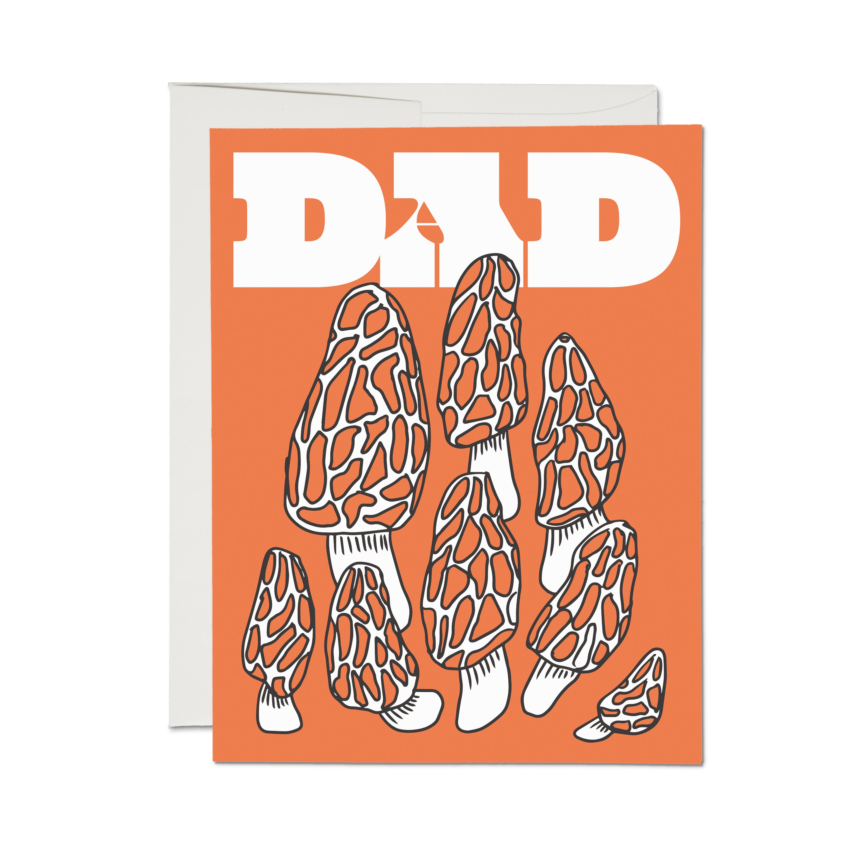 Dad Morels greeting card